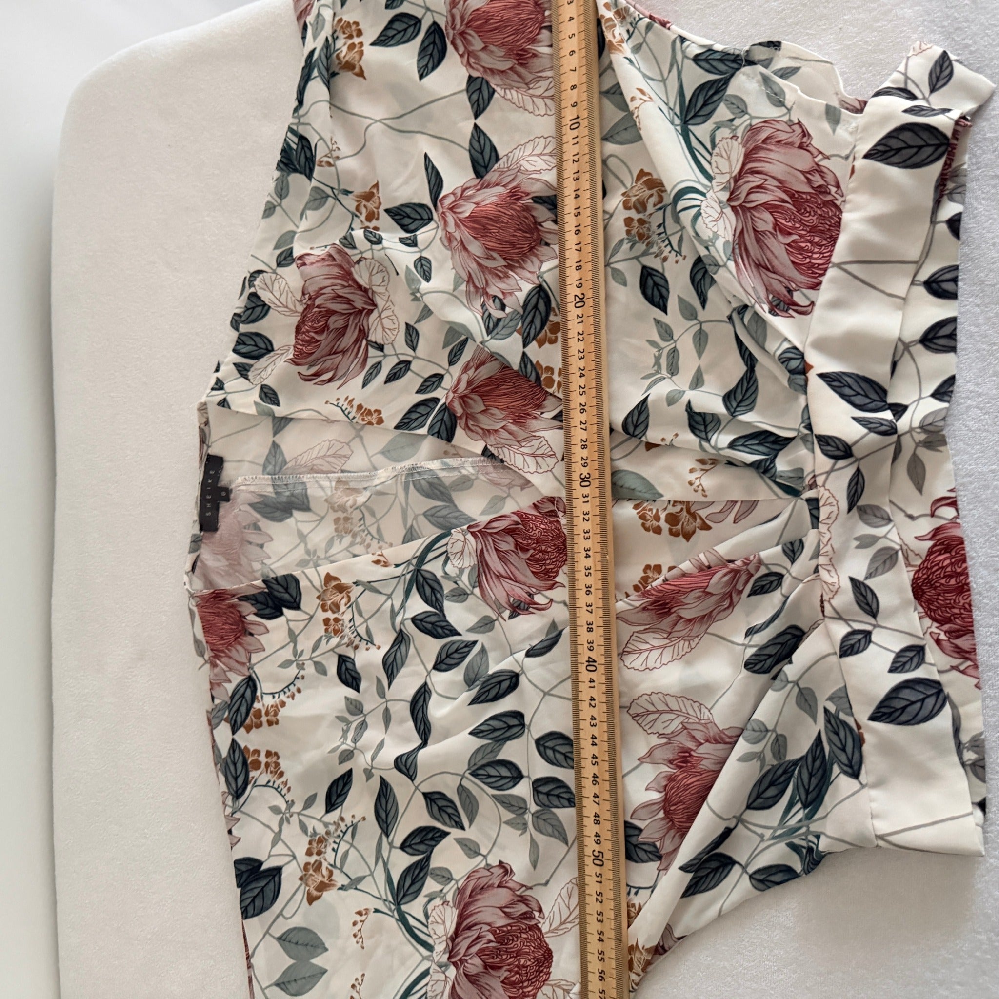 Sheike Floral Print Long Sleeve Wrap Top - Image 16
