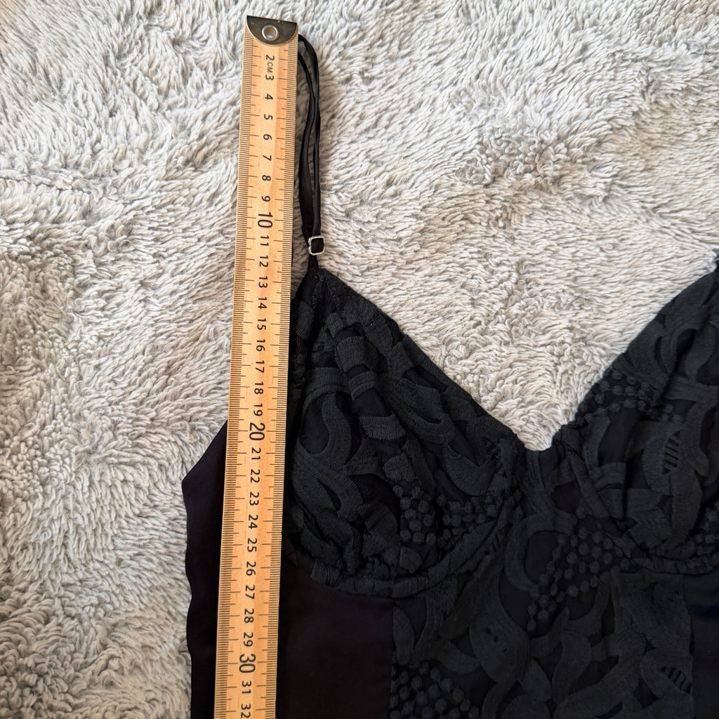 Zimmermann Black Lace Corset Romper Size 0 - Image 9