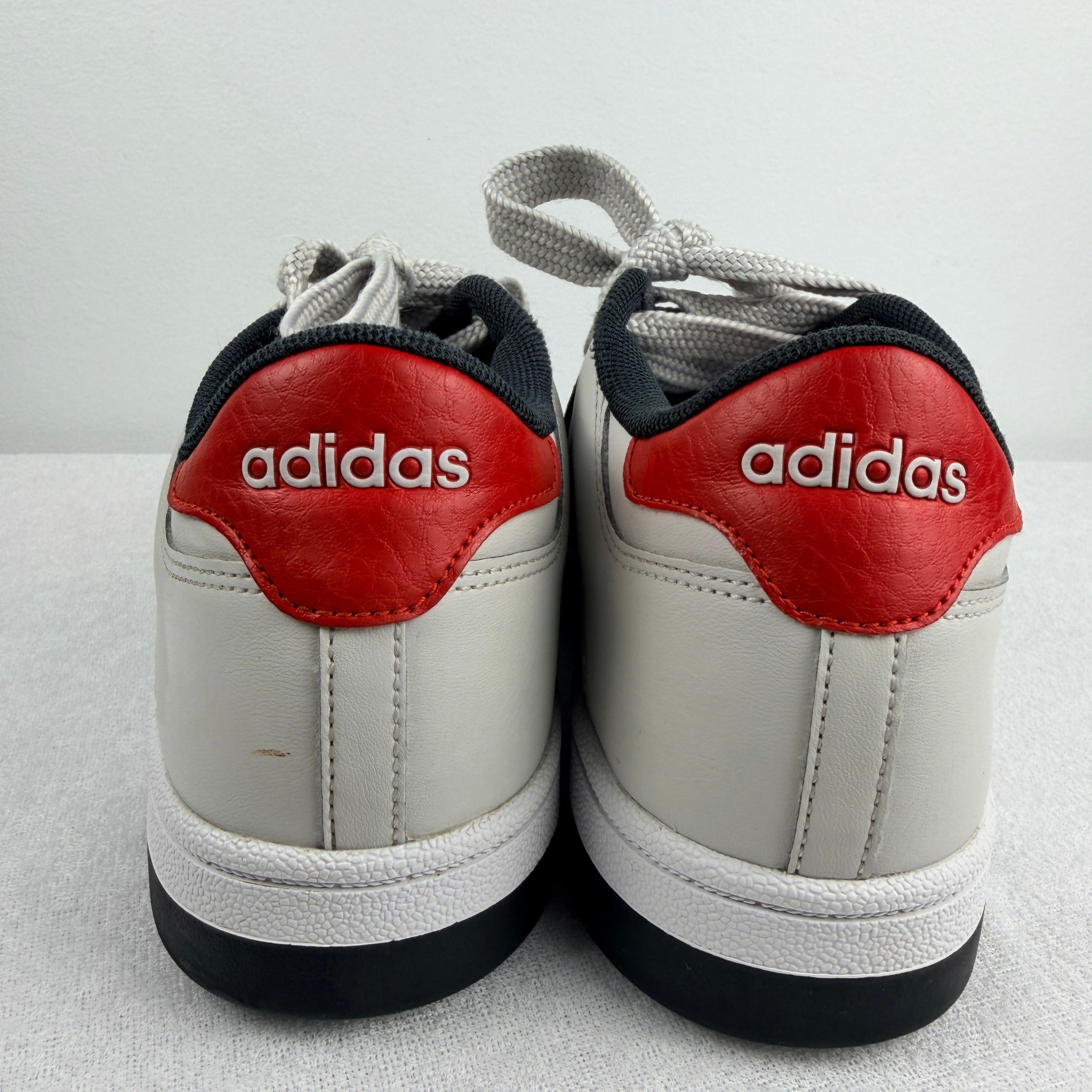 Adidas Breaknet 2.0 Sneakers - Classic White, Black, and Red Sporty Trainers, Size 5.5 - Image 3