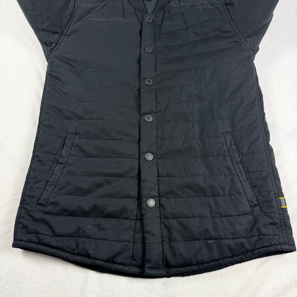 Barbour International Quilted Mens Jacket Black Size S Classic Style - Image 5