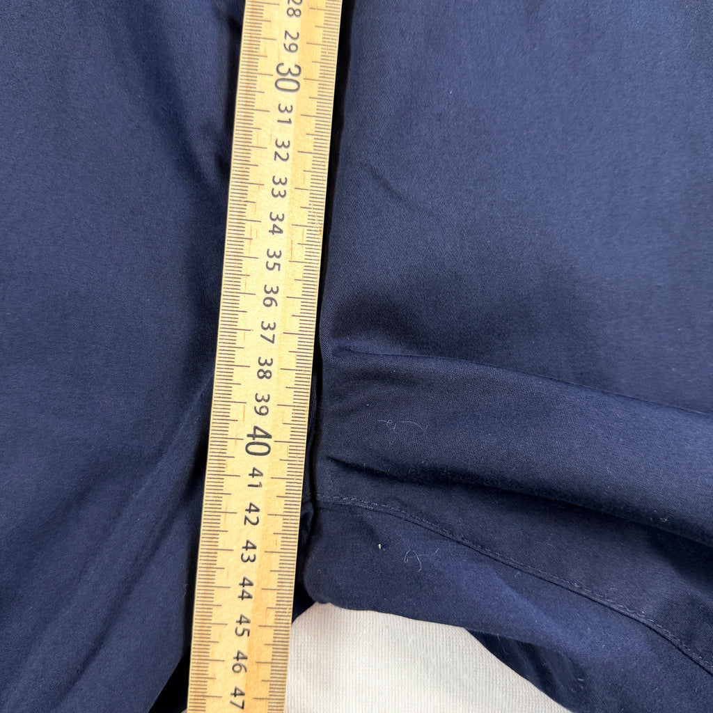Scanlan Theodore Navy Belted High Waist Tapered Pants Sz 12 Cotton Blend - Image 10