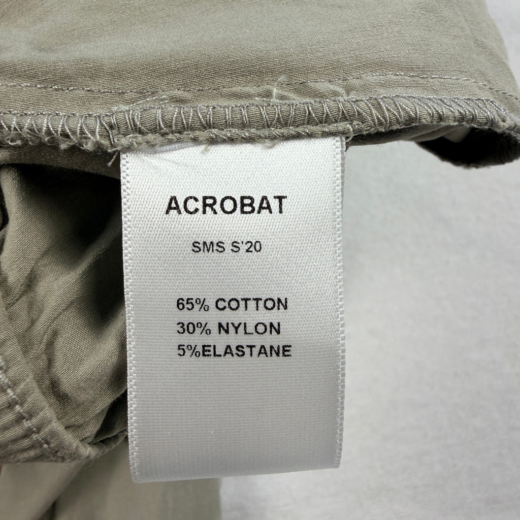 Verg Acrobat Cargo Shorts Size 10 Khaki Cotton Stretch Elastic Waist Casual - Image 6