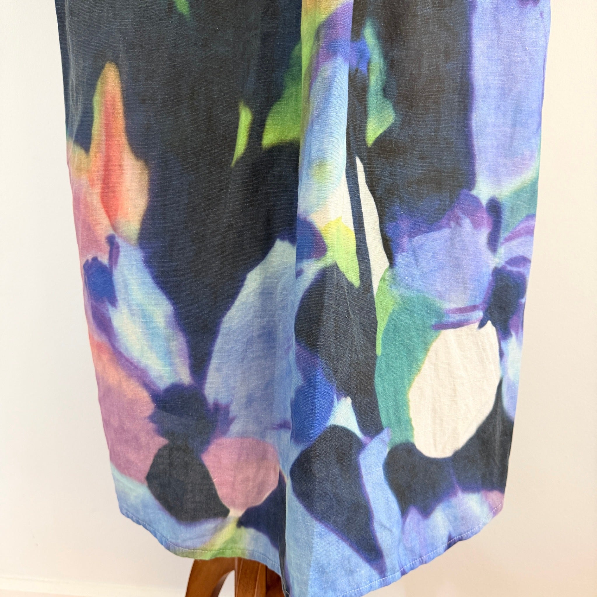 Hammock & Vine Multicolour Floral  Shirt Dress Sz 10 Boho Resort Wear - Image 14