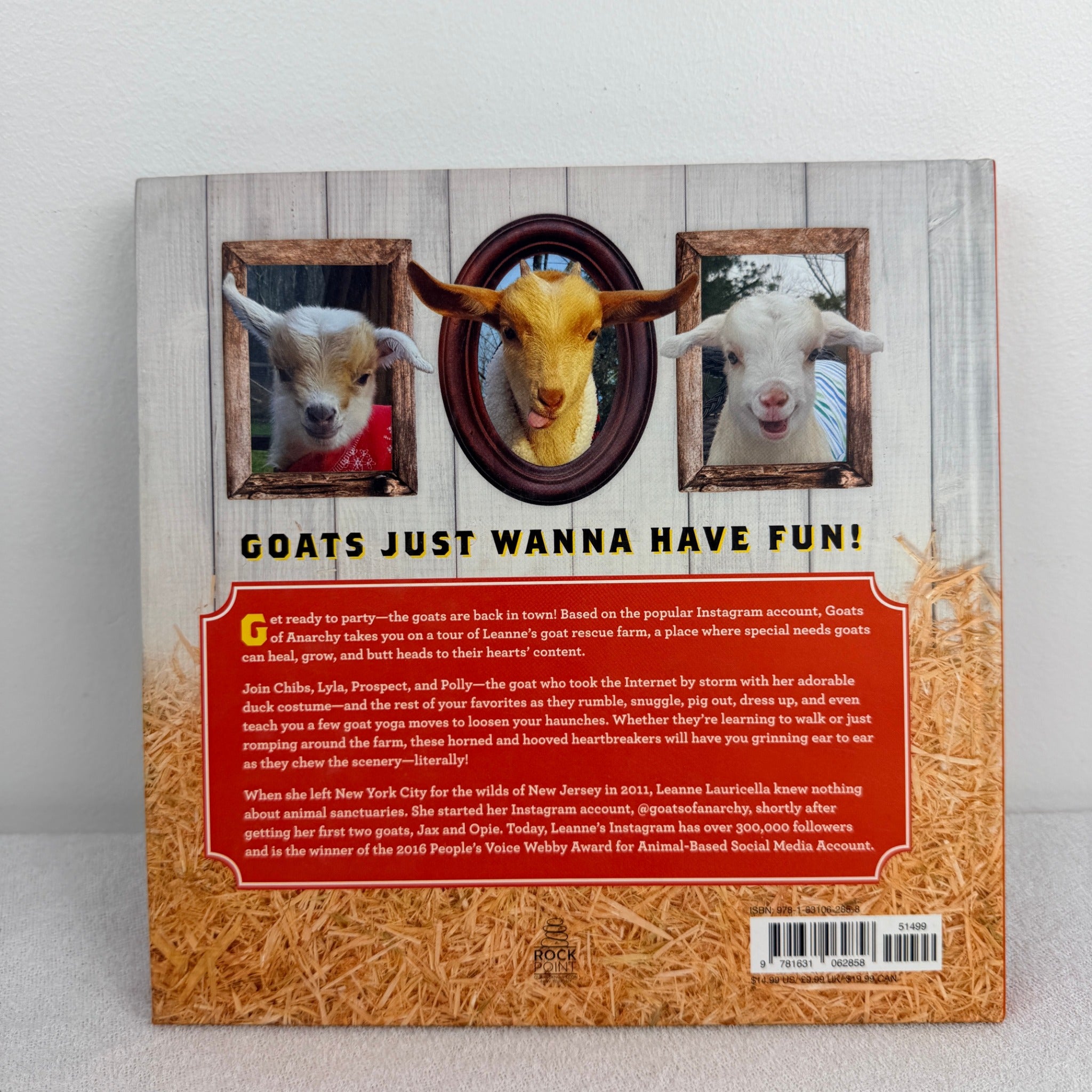 Rock Point Hardcover Book - Goats Of Anarchy Heartwarming Animal Rescue Story - Image 3