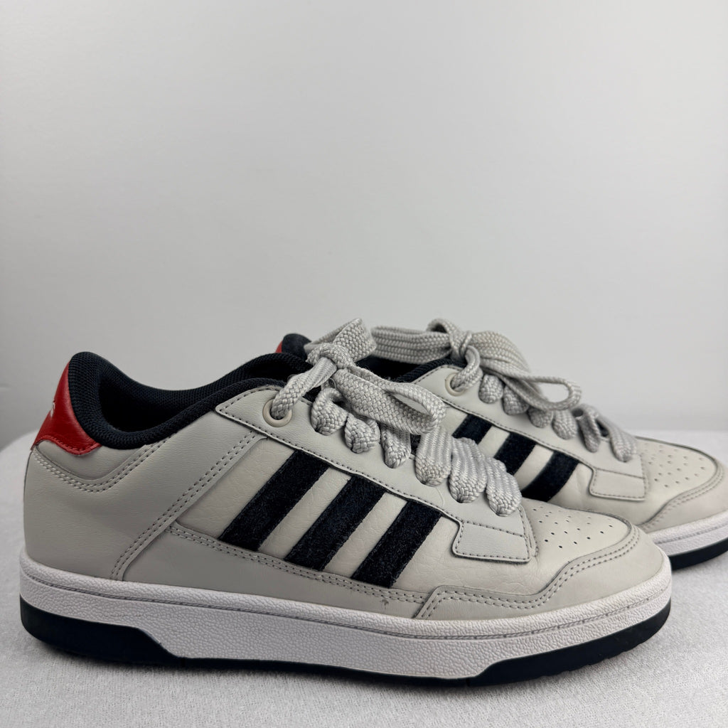 Adidas Breaknet 2.0 Sneakers - Classic White, Black, and Red Sporty Trainers, Size 5.5 - Image 6