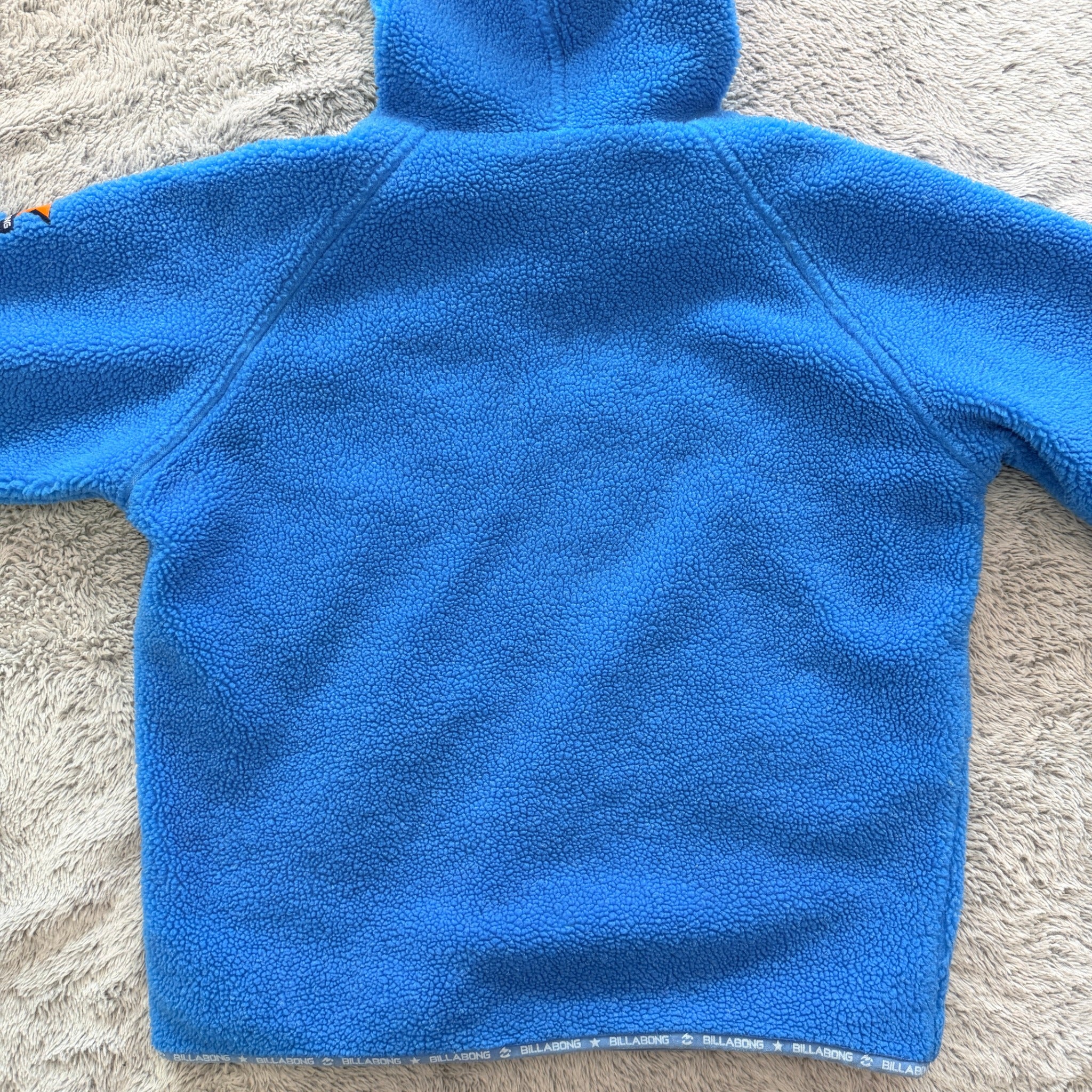 Billabong Blue Acrylic Polyester Fleece Hoodie Size 12 Vintage Casual - Image 21