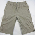 Verg Acrobat Cargo Shorts Size 10 Khaki Cotton Stretch Elastic Waist Casual - Image 1