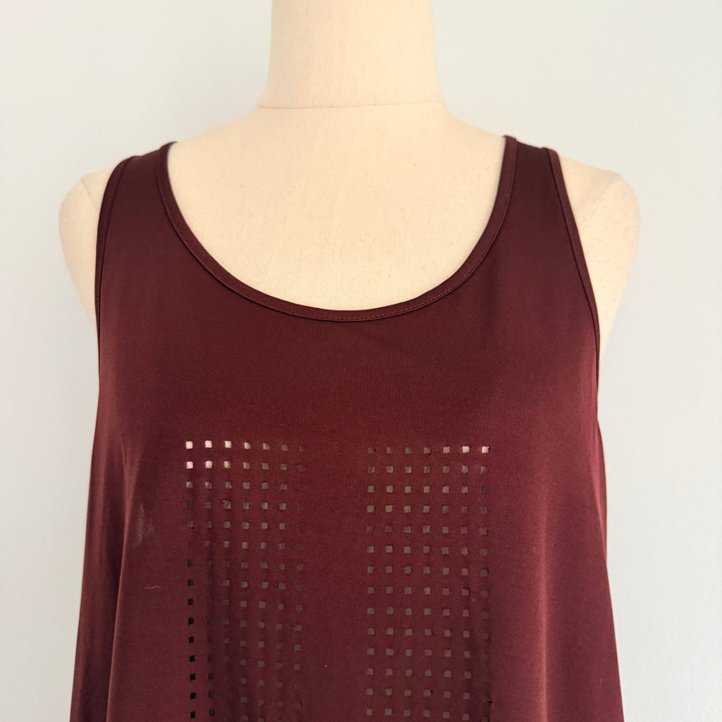 Country Road Active Maroon Polyester Tank Top Womens Size S Gym Sportswear - Image 3