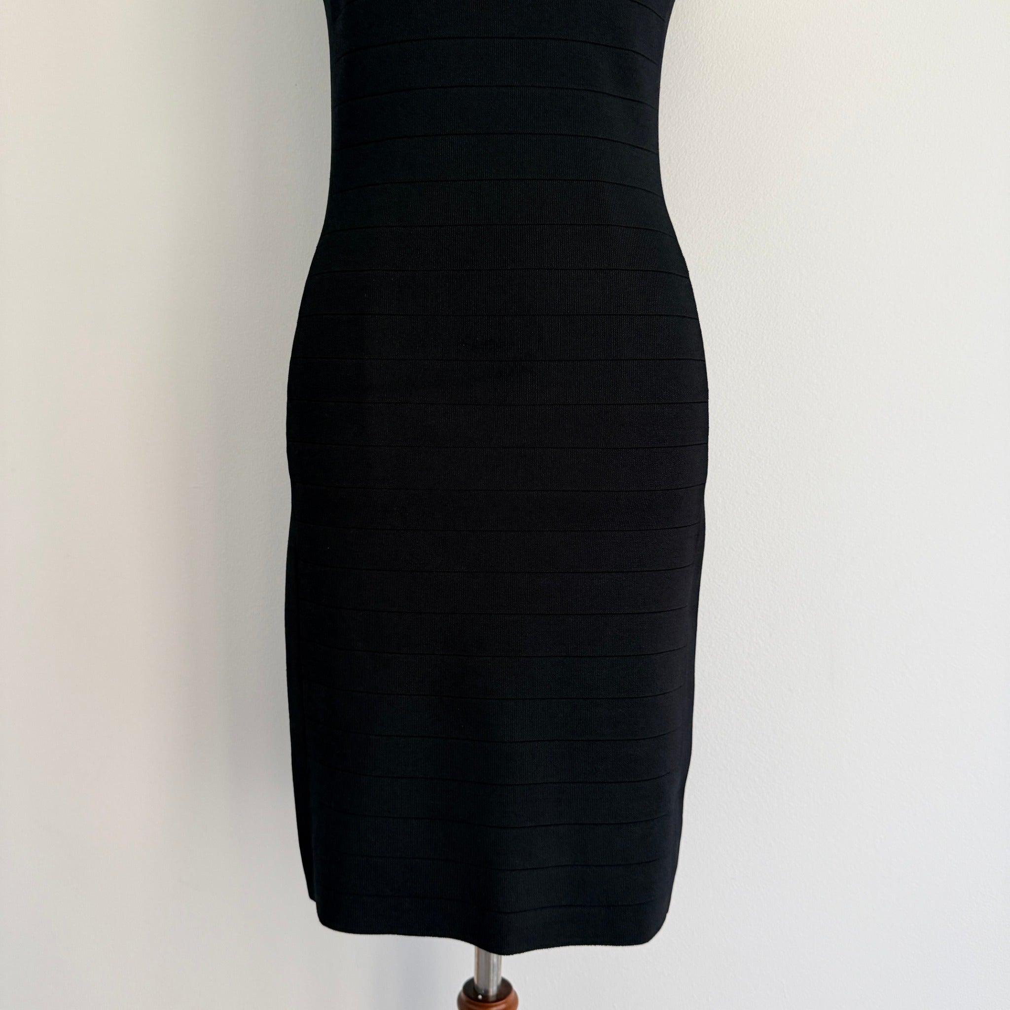 Karen Millen Black Bandage Dress Cutout Bodycon Size 2 Evening Party EPC - Image 6