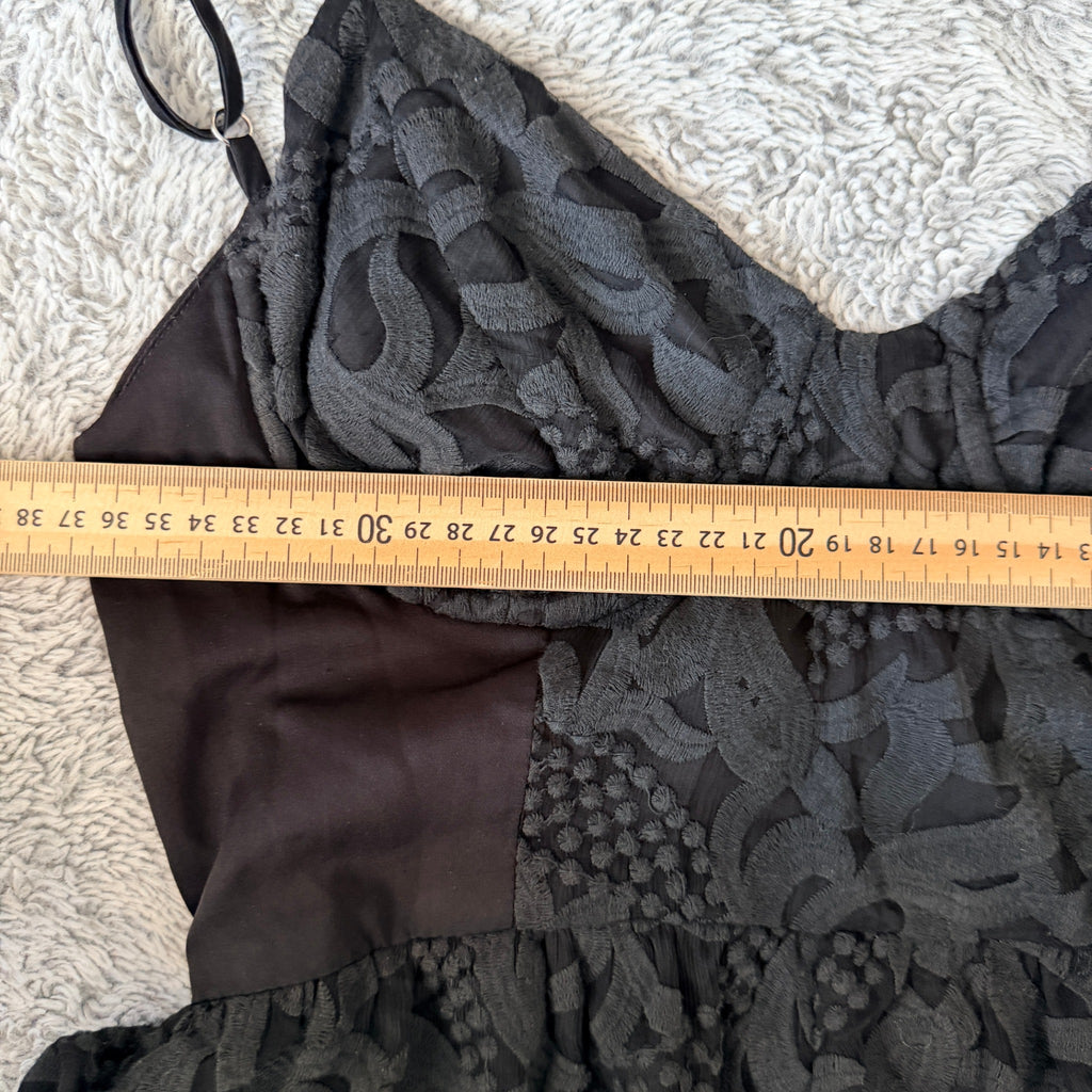 Zimmermann Black Lace Corset Romper Size 0 - Image 11