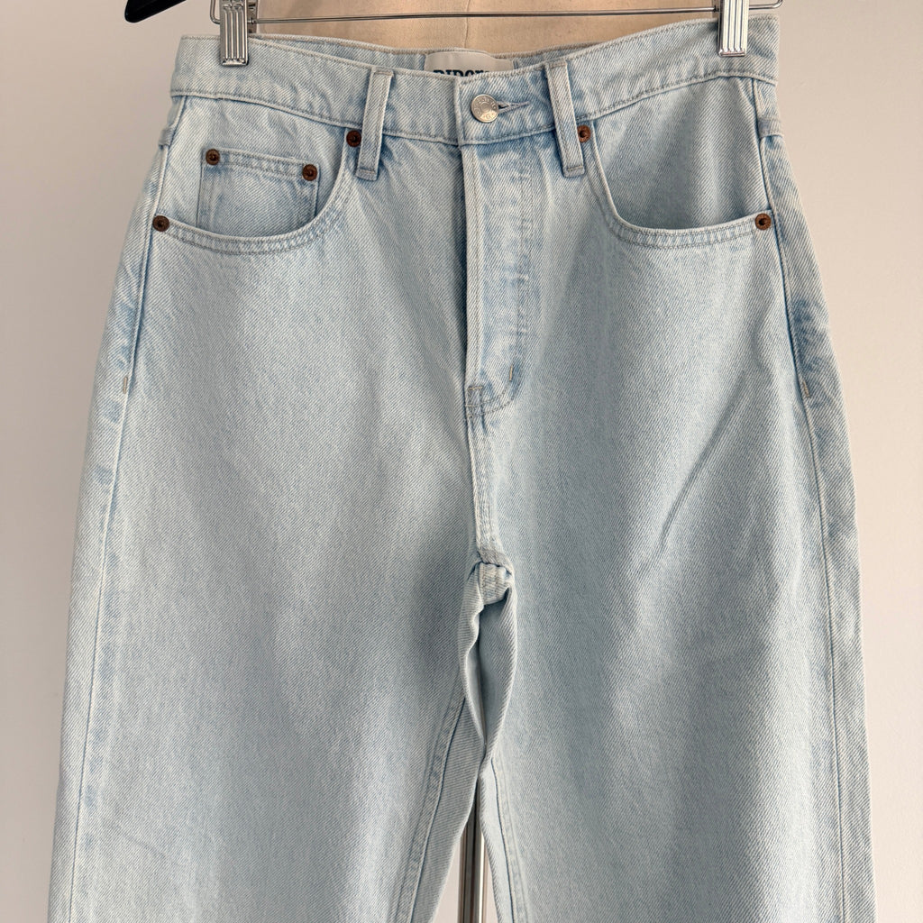 Riders by Lee Light Blue Denim Distressed Dad Jeans Size 8 High Rise Casual NWT - Image 3
