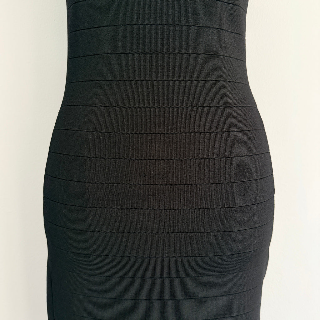 Karen Millen Black Bandage Dress Cutout Bodycon Size 2 Evening Party EPC - Image 9