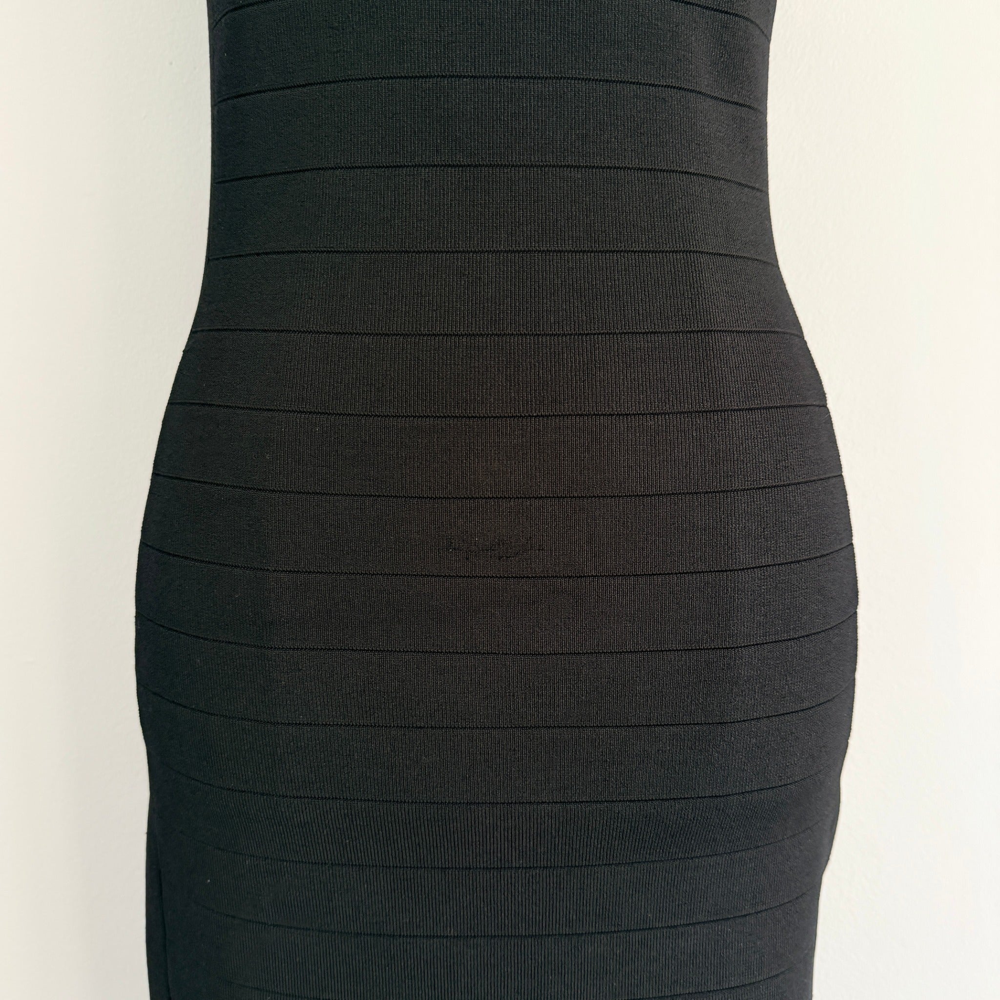 Karen Millen Black Bandage Dress Cutout Bodycon Size 2 Evening Party EPC - Image 9