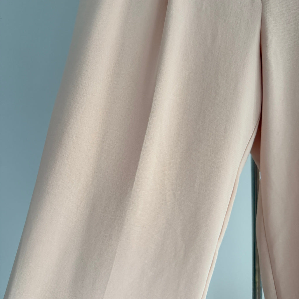 Tokito Petites Womens Blush Pink Recycled Polyester Wide Leg Trousers Size 12 - Image 9