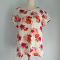 The Shanty Corporation Floral Linen Top - Lightweight Breathable Summer Essential - Image 1