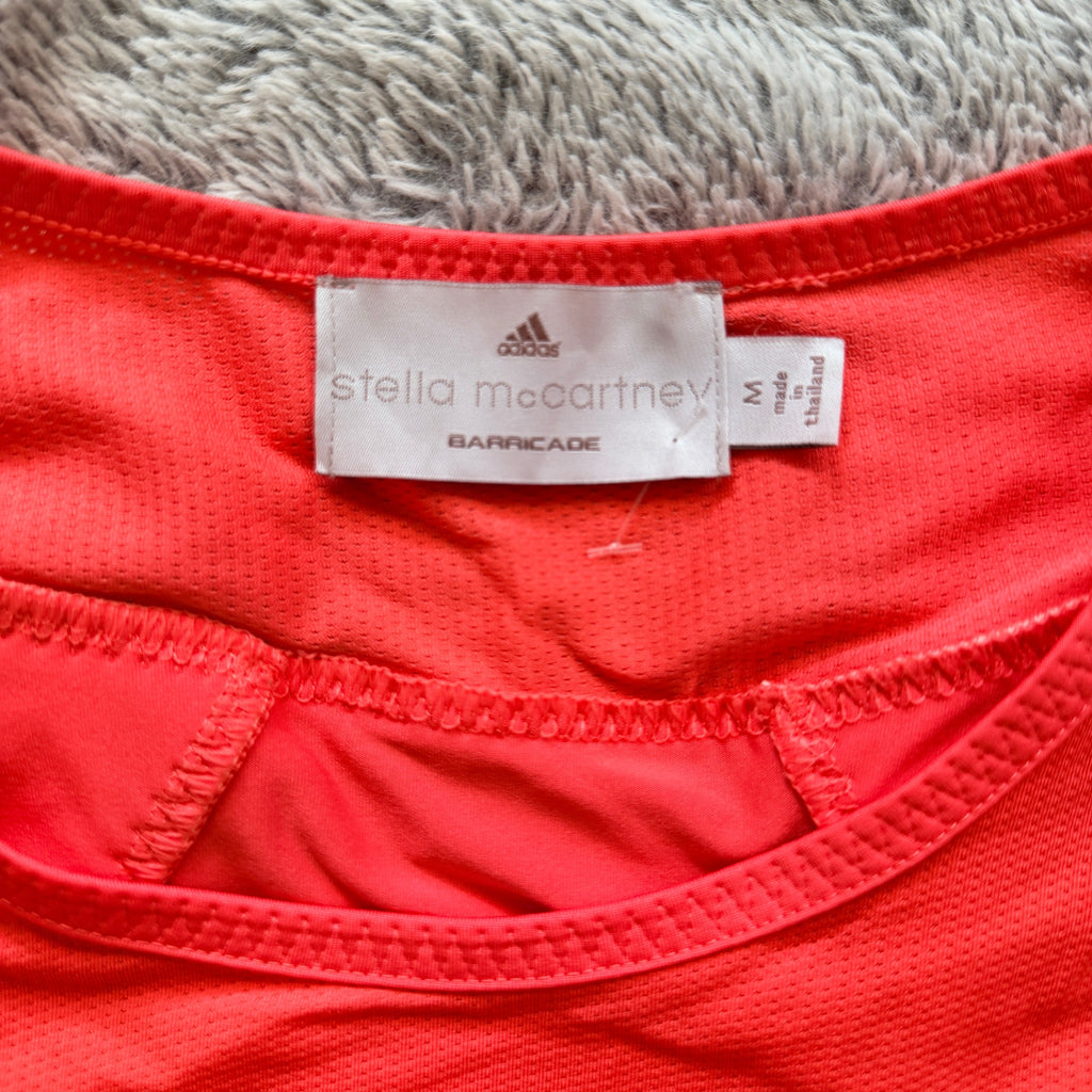 adidas stella mccartney by Stella McCartney Barricade Ruffle Top Orange Size M - Image 7