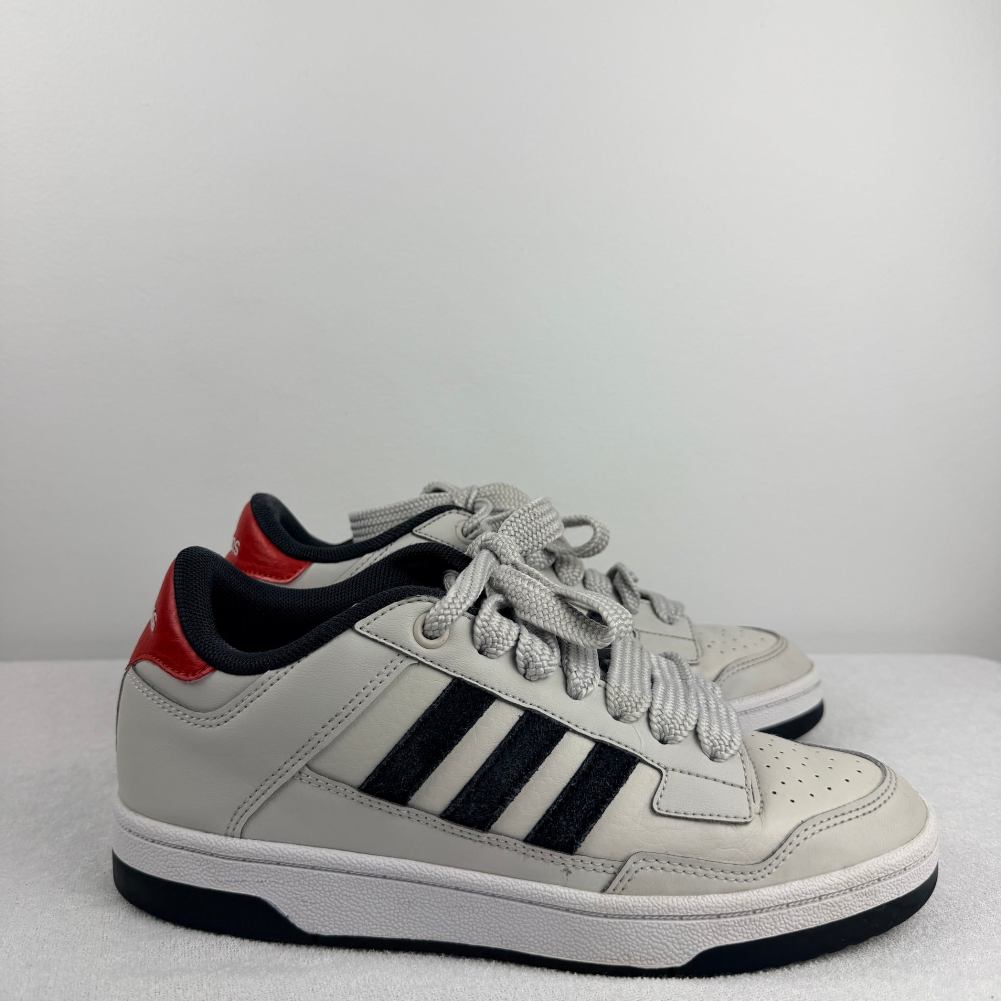 Adidas Breaknet 2.0 Sneakers - Classic White, Black, and Red Sporty Trainers, Size 5.5 - Image 9
