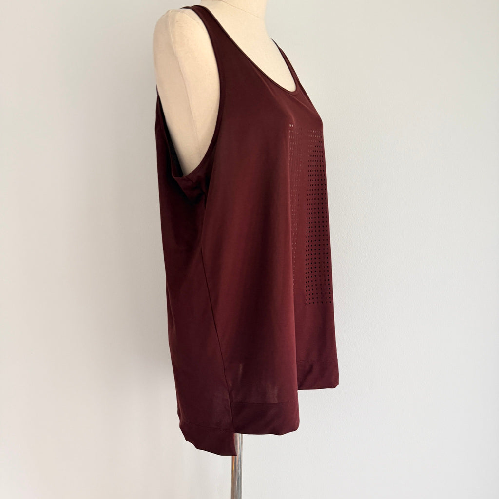 Country Road Active Maroon Polyester Tank Top Womens Size S Gym Sportswear - Image 9