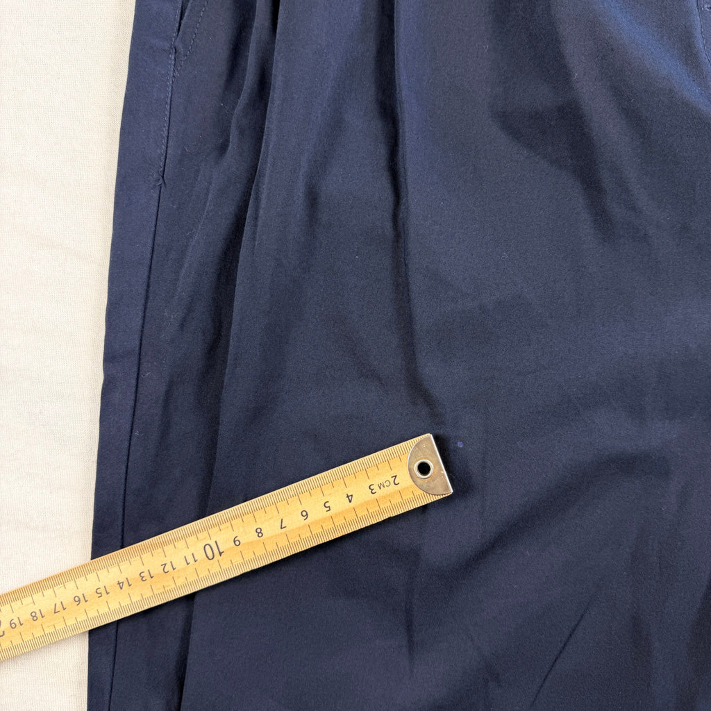 Scanlan Theodore Navy Belted High Waist Tapered Pants Sz 12 Cotton Blend - Image 18