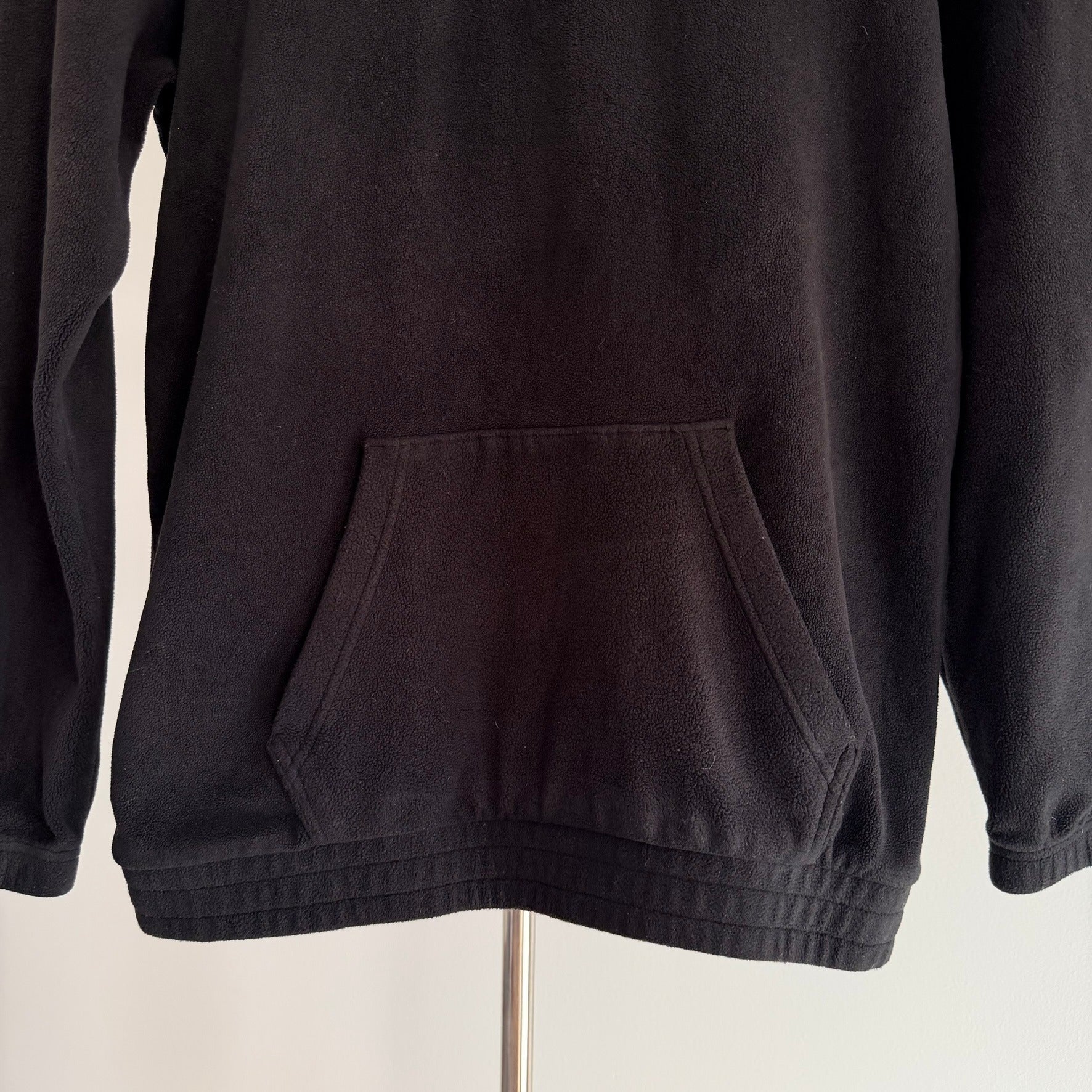 Adidas Originals Black Fleece Hoodie - Men's Size M - Image 8