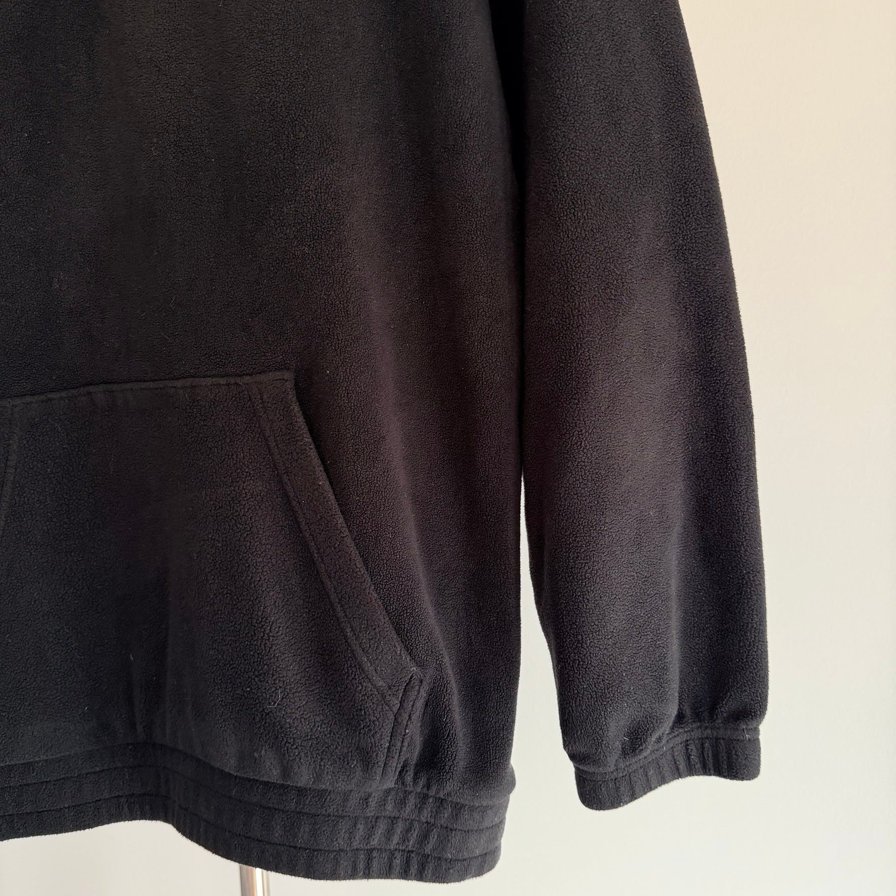 Adidas Originals Black Fleece Hoodie - Men's Size M - Image 10