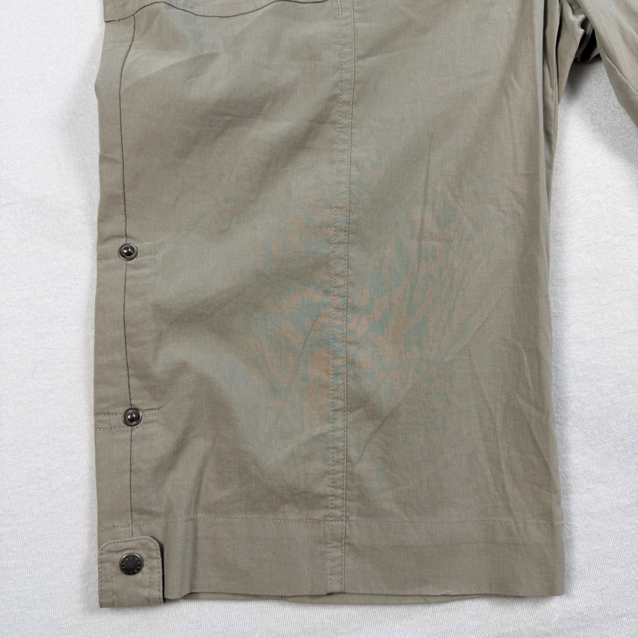 Verg Acrobat Cargo Shorts Size 10 Khaki Cotton Stretch Elastic Waist Casual - Image 8