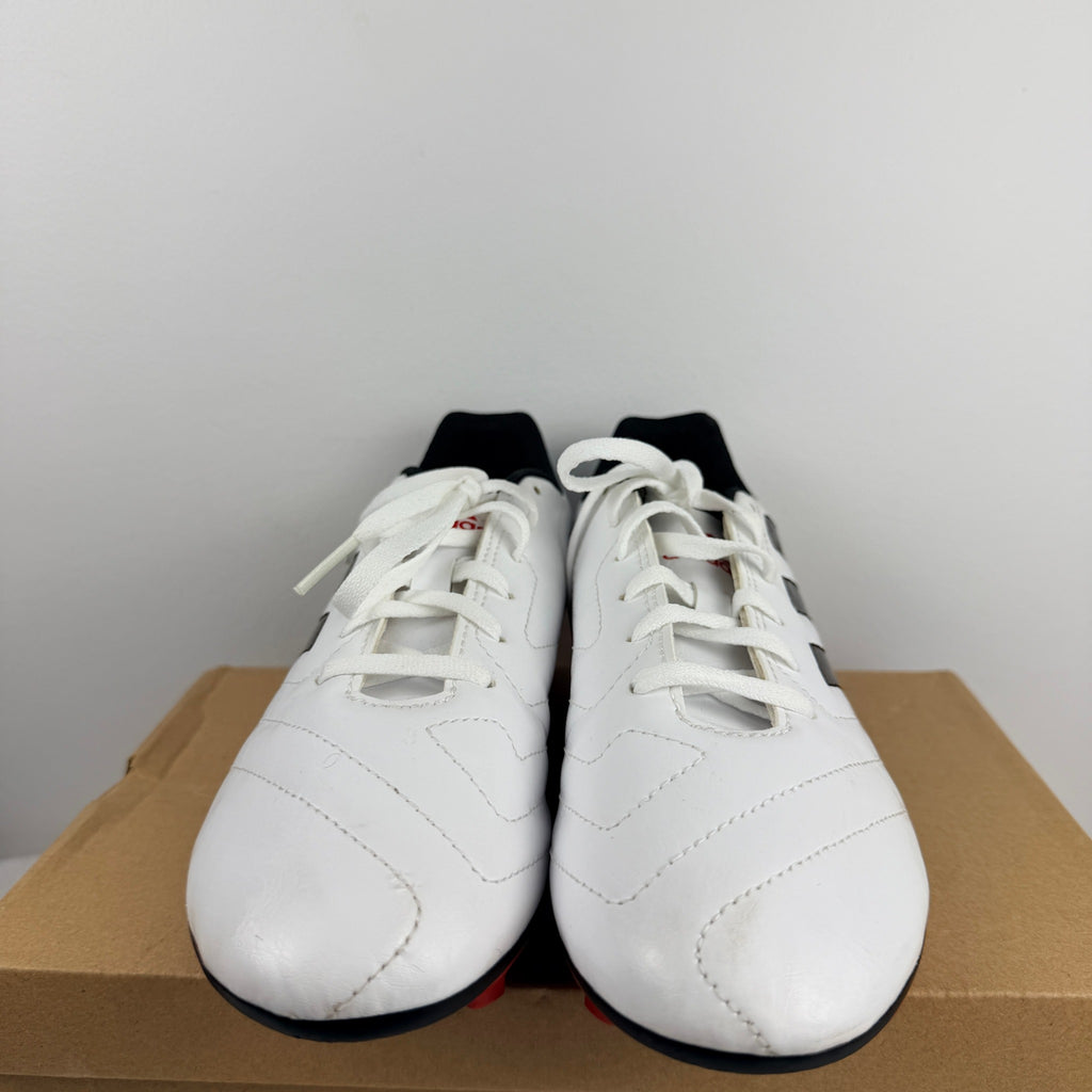 Adidas Goletto FG Junior Soccer Cleats - White/Black/Red Size US 6 - Image 6