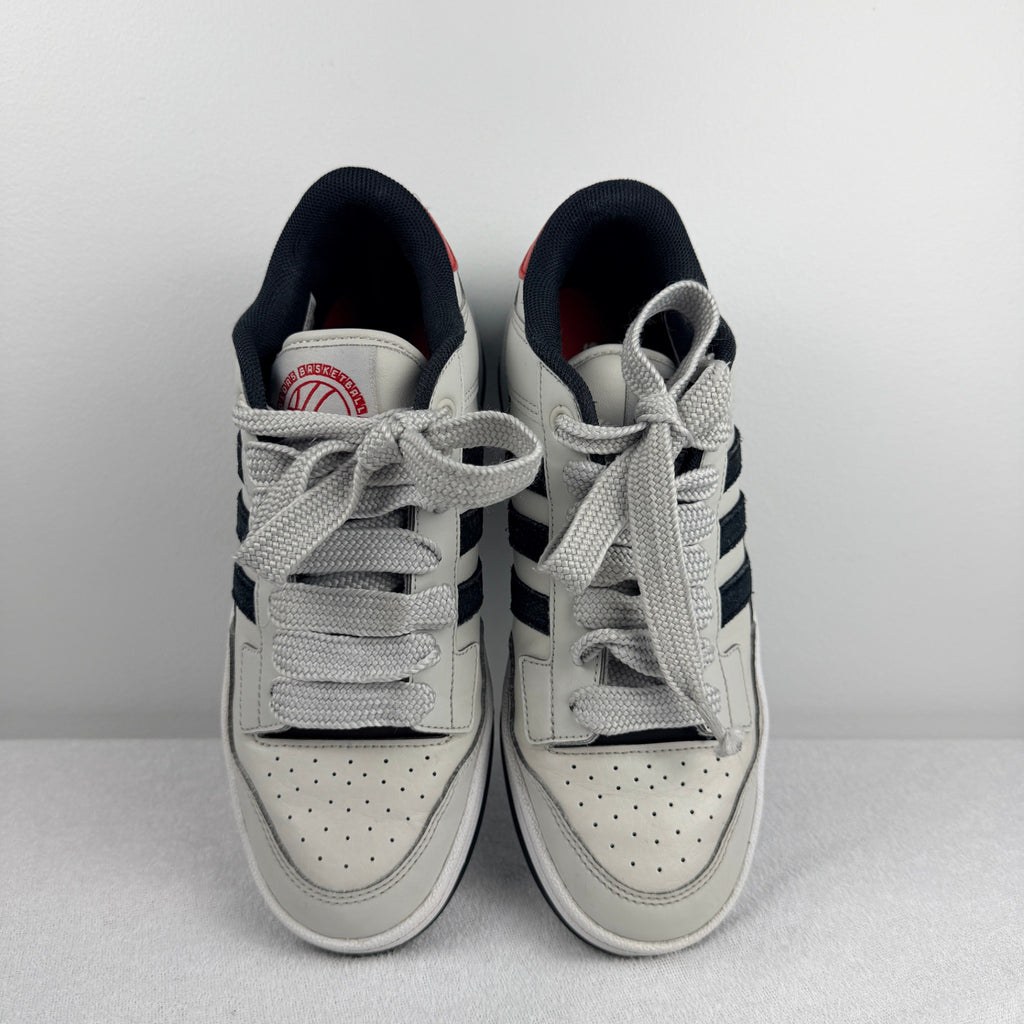 Adidas Breaknet 2.0 Sneakers - Classic White, Black, and Red Sporty Trainers, Size 5.5 - Image 2