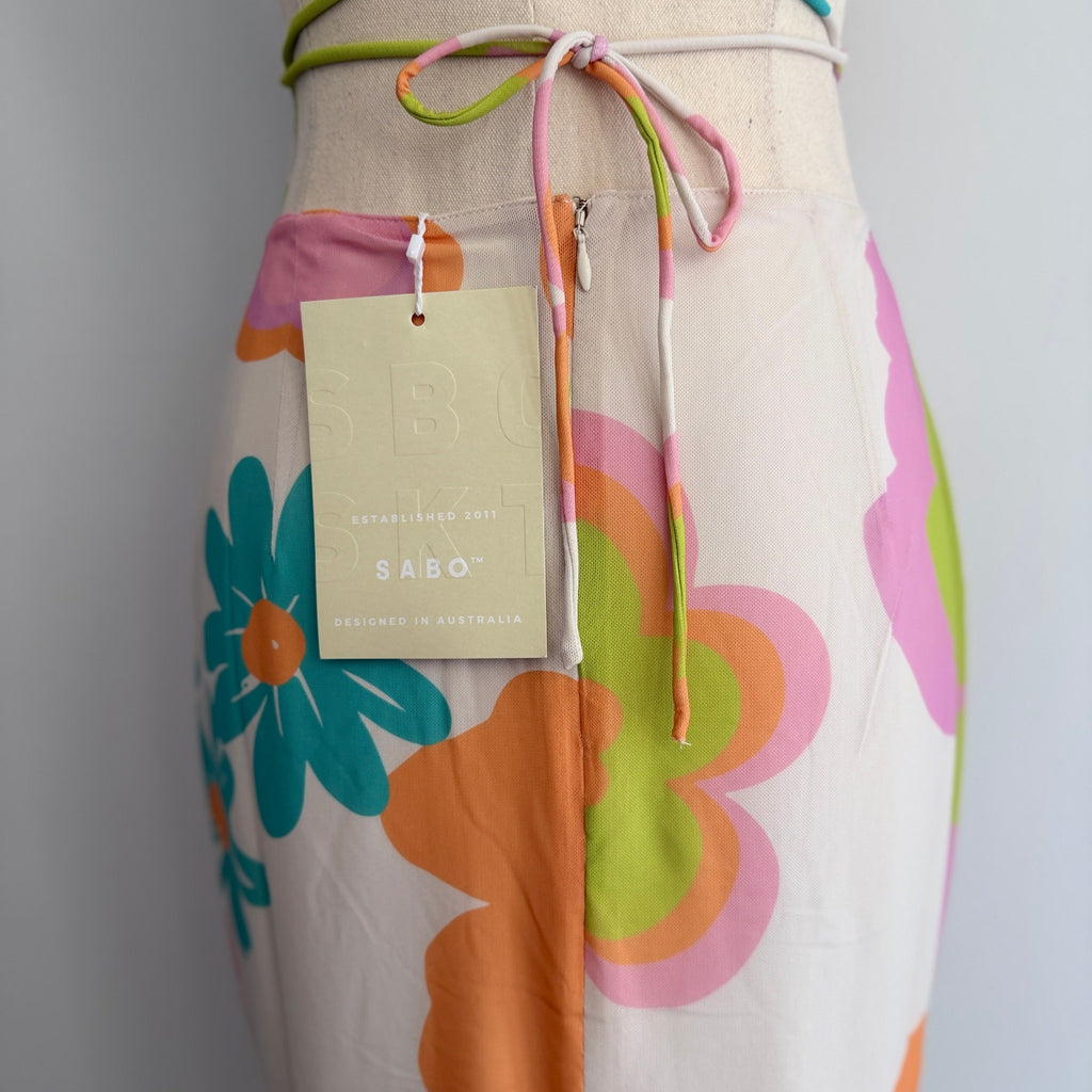 Sabo Cayli Cutout Dress Bubblegum Multi-Colour Size XS AU 6 NWT - Image 7