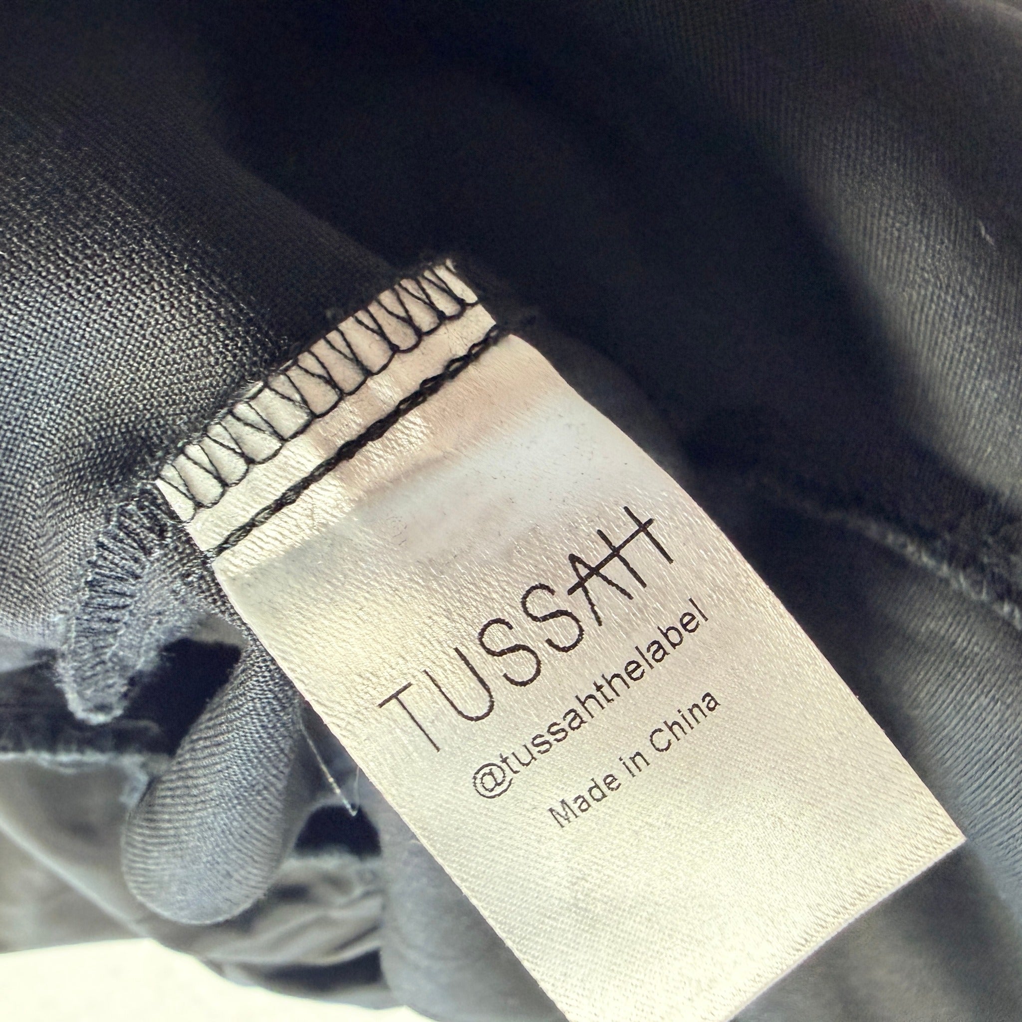 Tussah Katana Playsuit Black Linen Blend Tie Front Size 8 BNWT Party - Image 17