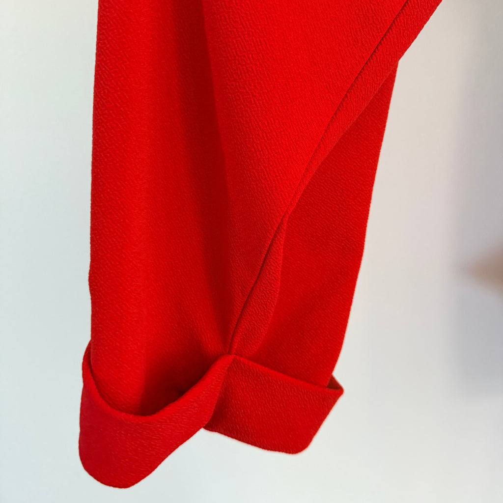 PrettyLittleThing Red Kimono Wrap Jacket Top Sz 20 V-Neck Party Evening - Image 8