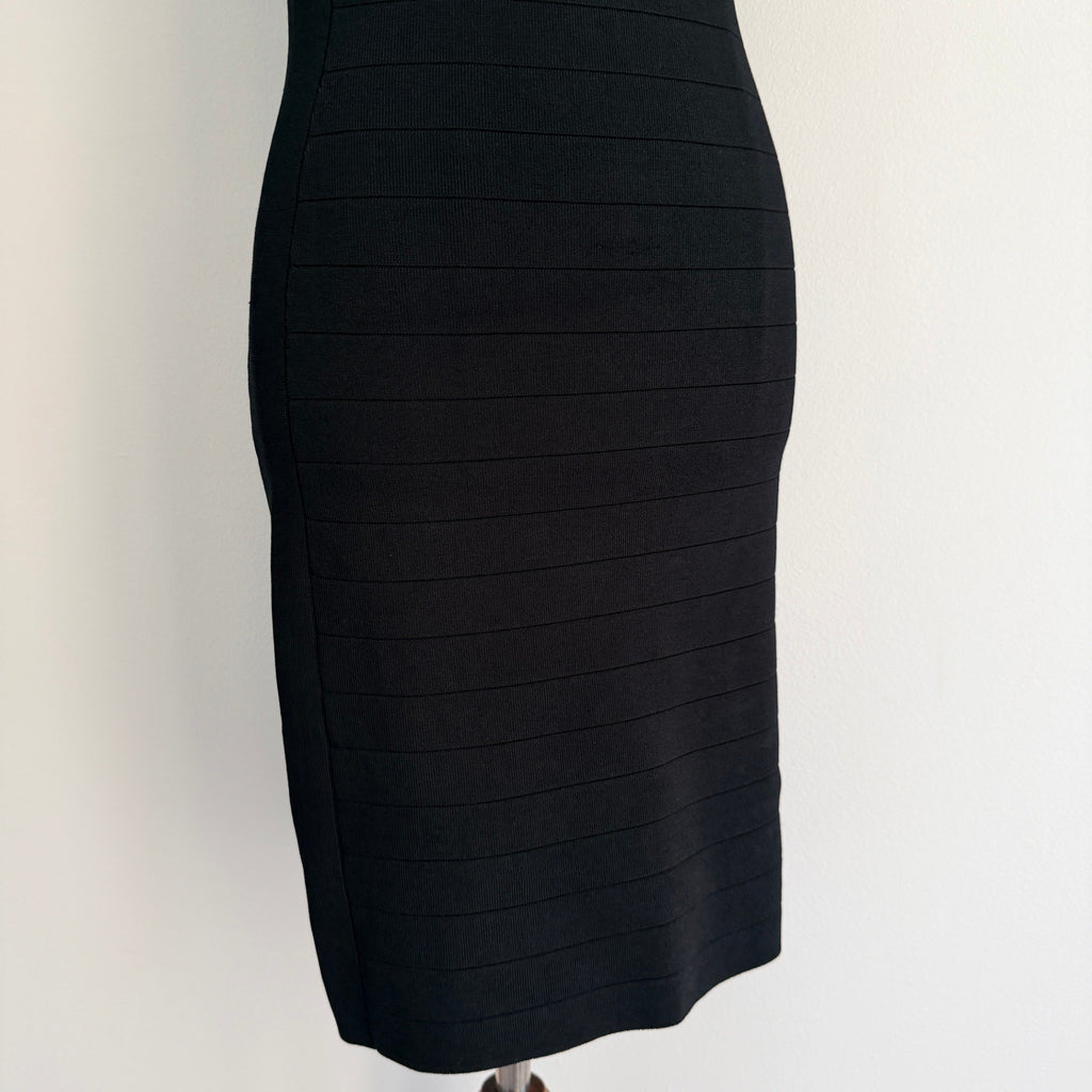 Karen Millen Black Bandage Dress Cutout Bodycon Size 2 Evening Party EPC - Image 13