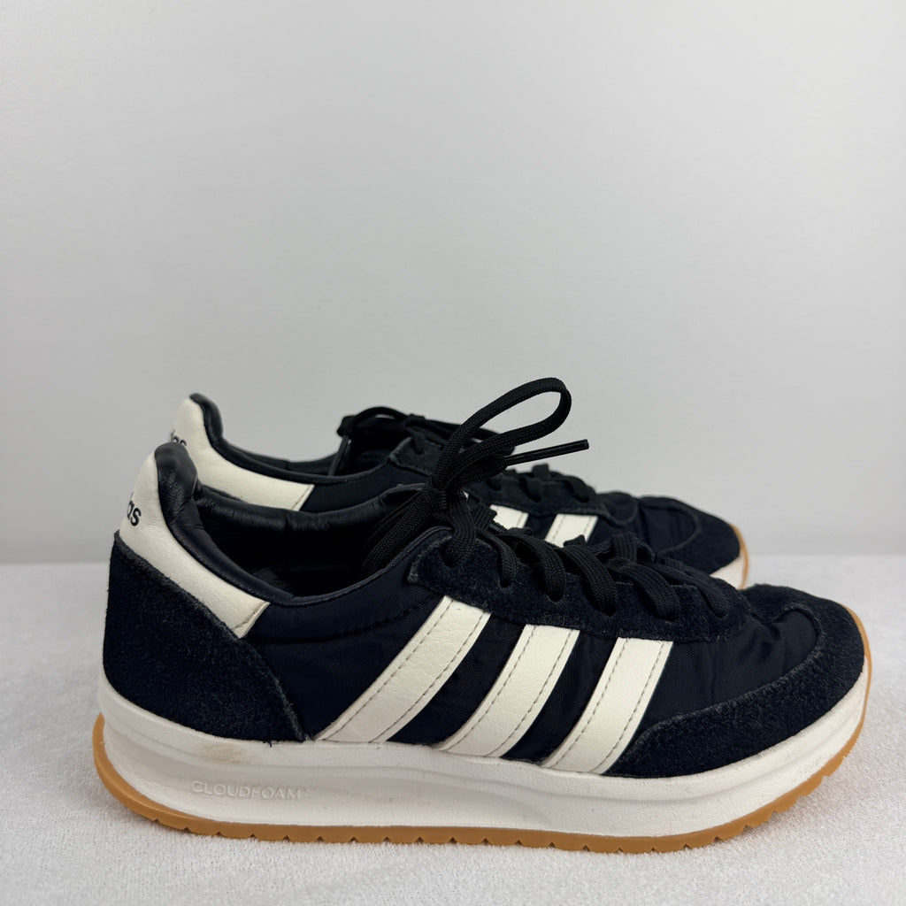 Adidas RUN 70s 2.0 Cloudfoam Black Youth Kids Size 5.5 Comfort Trainers Shoes  - Image 10