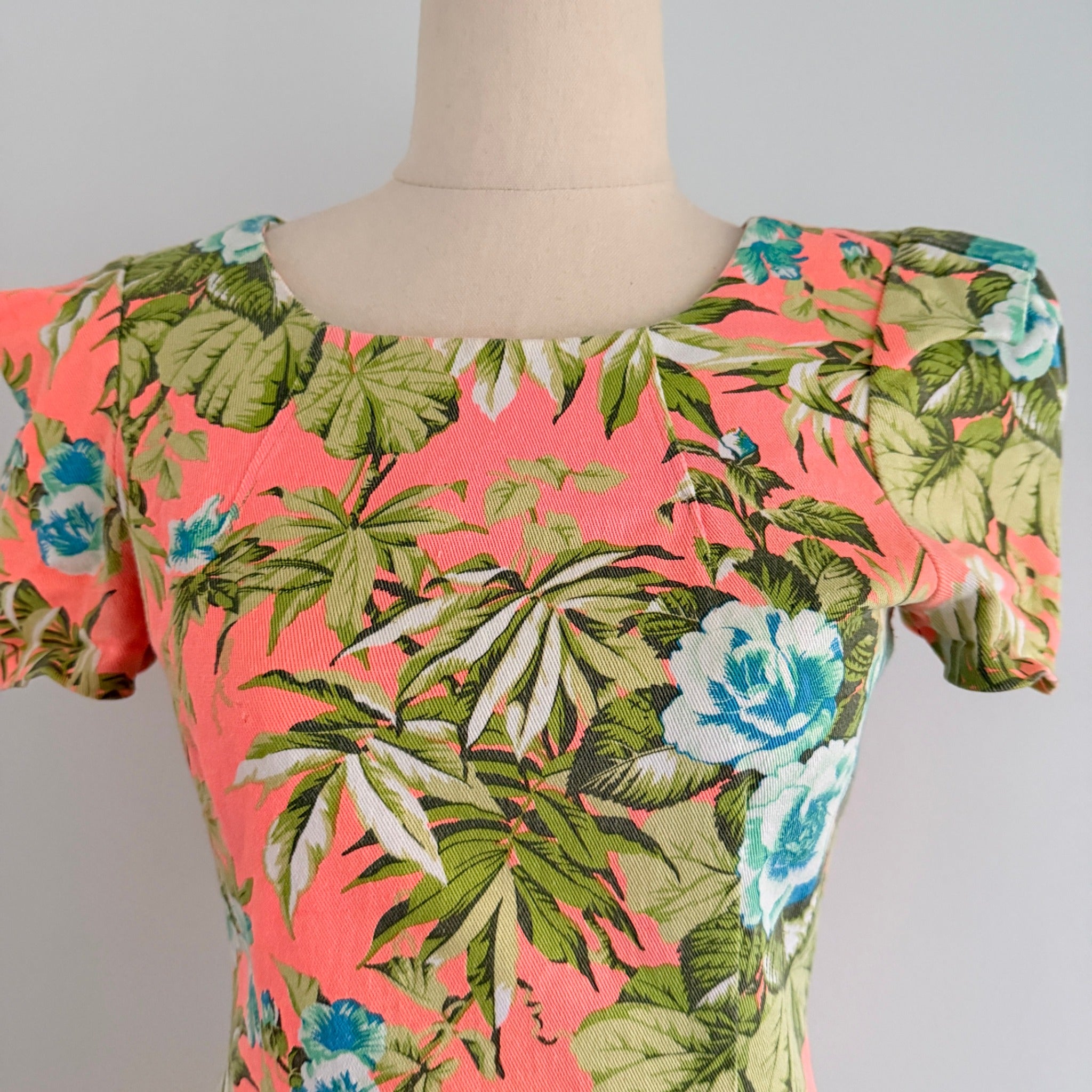 Sheike Floral Cotton Blend Mini Dress - Size 8 - Image 2