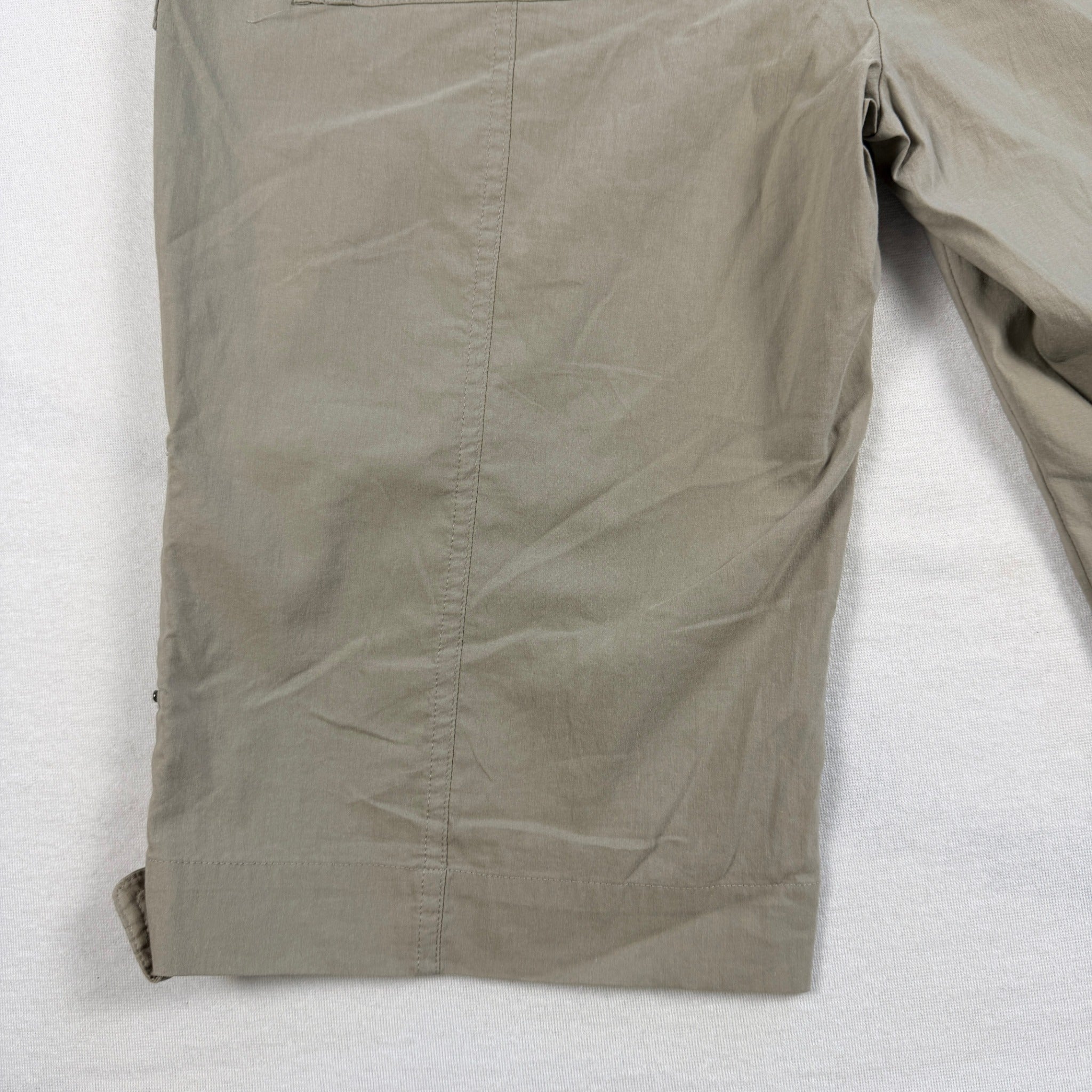 Verg Acrobat Cargo Shorts Size 10 Khaki Cotton Stretch Elastic Waist Casual - Image 10