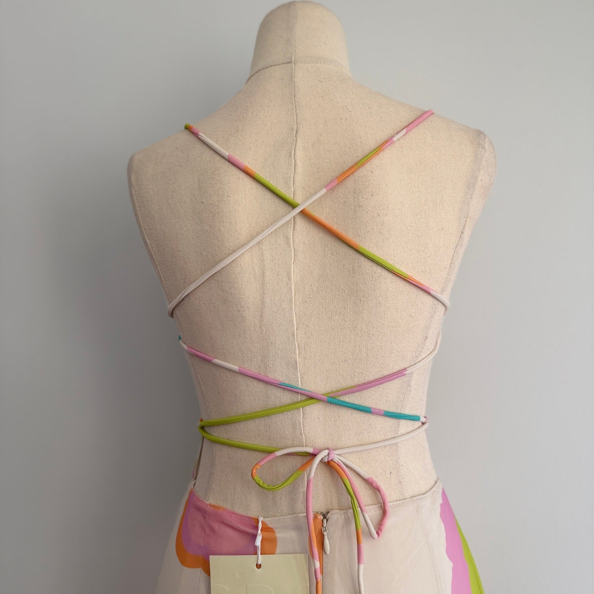 Sabo Cayli Cutout Dress Bubblegum Multi-Colour Size XS AU 6 NWT - Image 8