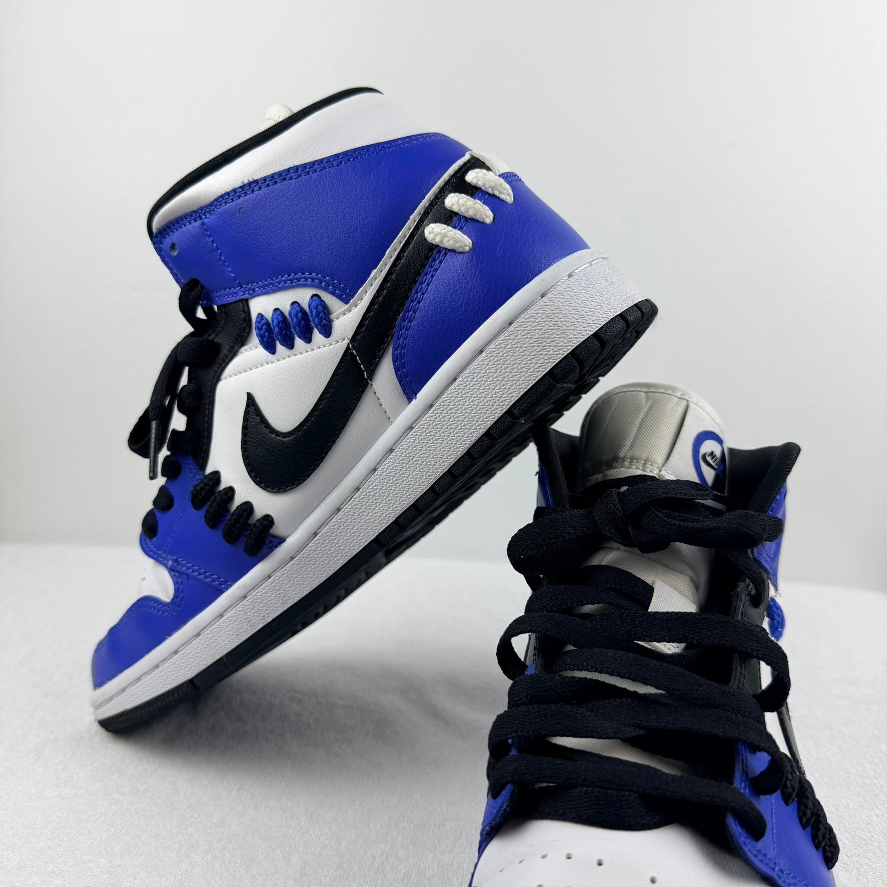 Nike Air Jordan 1 Mid SE Sisterhood Game Royal Sneakers Size US 8 - Image 16