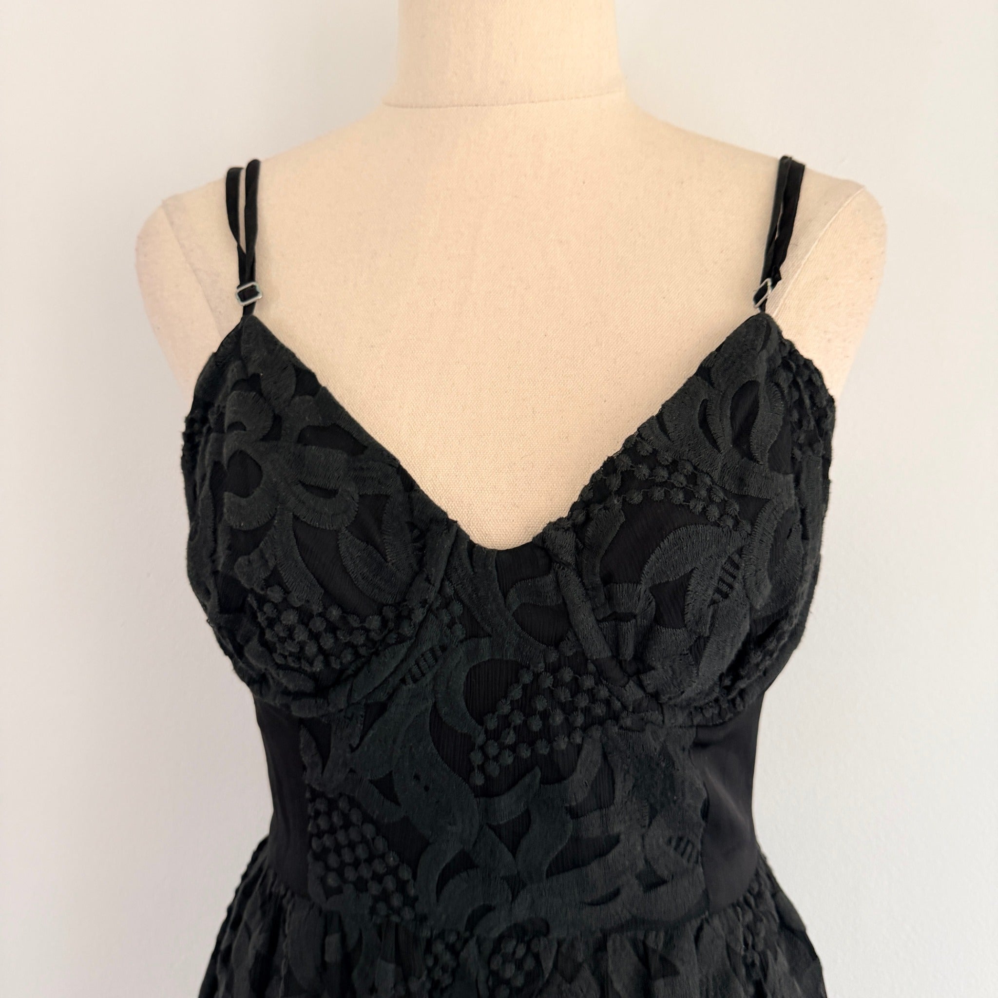 Zimmermann Black Lace Corset Romper Size 0 - Image 2