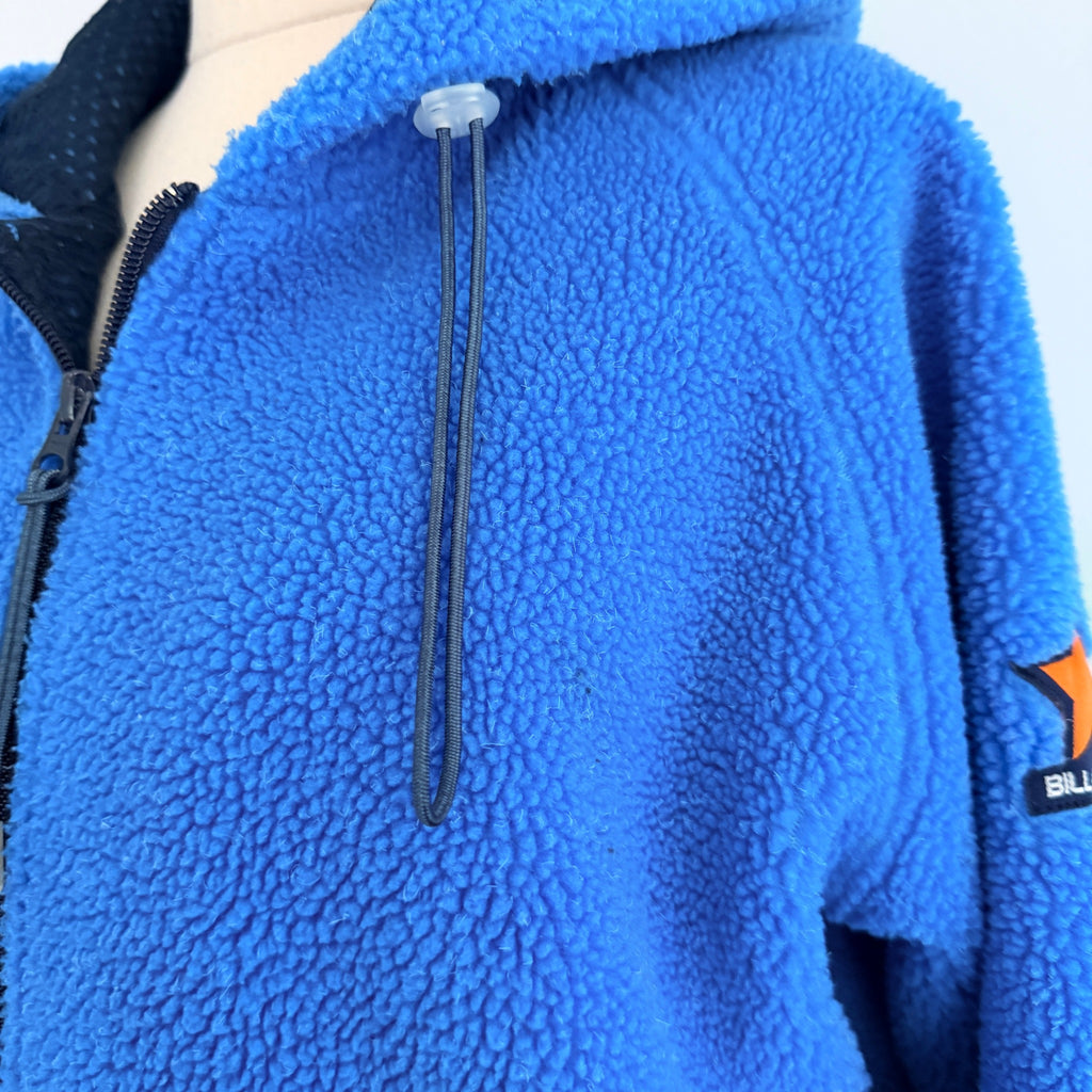 Billabong Blue Acrylic Polyester Fleece Hoodie Size 12 Vintage Casual - Image 13