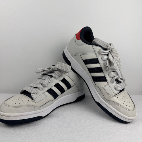 Adidas Breaknet 2.0 Sneakers - Classic White, Black, and Red Sporty Trainers, Size 5.5 - Image 1