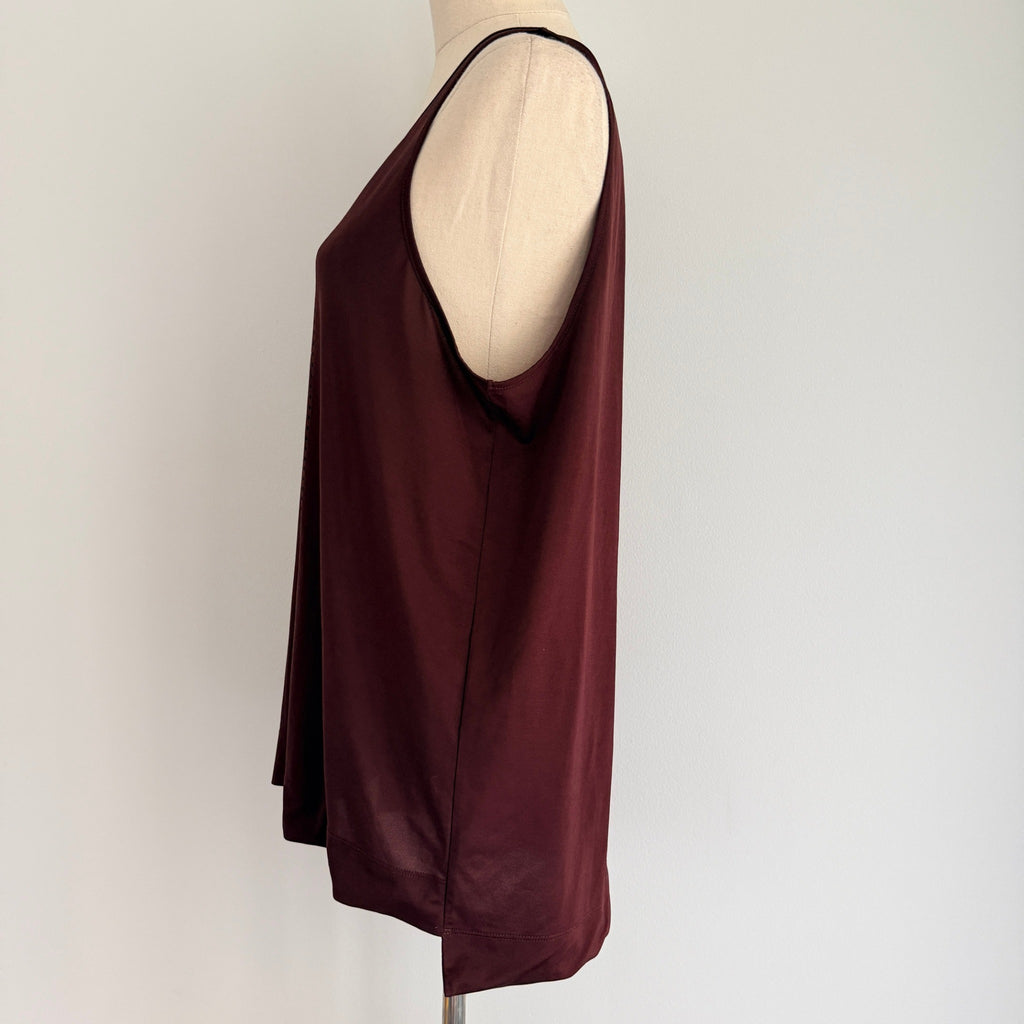 Country Road Active Maroon Polyester Tank Top Womens Size S Gym Sportswear - Image 12