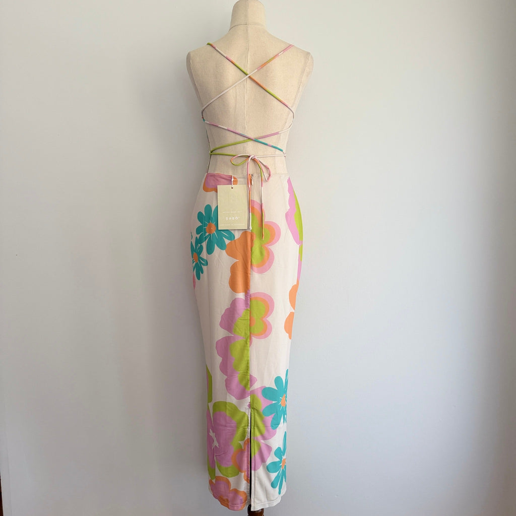 Sabo Cayli Cutout Dress Bubblegum Multi-Colour Size XS AU 6 NWT - Image 9