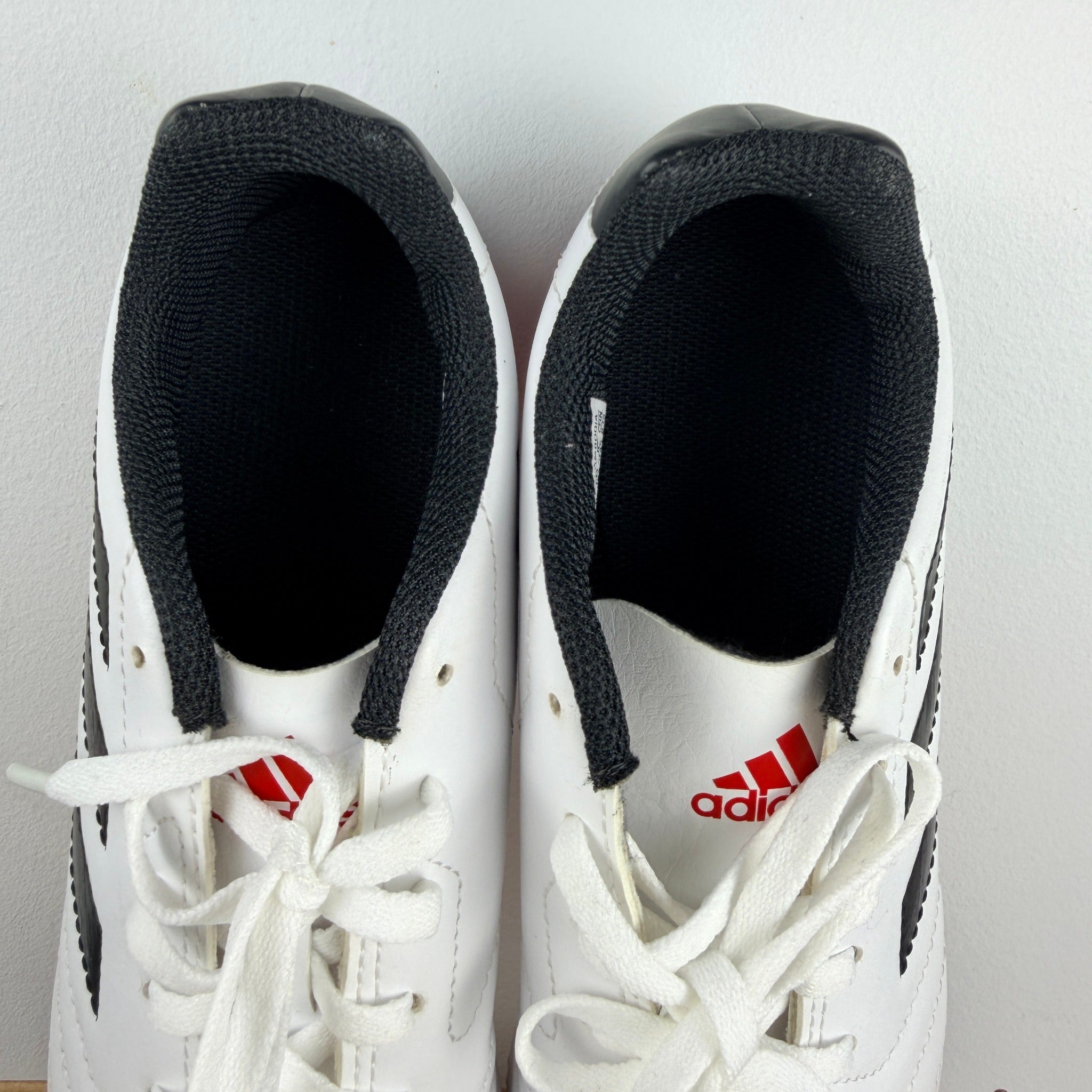 Adidas Goletto FG Junior Soccer Cleats - White/Black/Red Size US 6 - Image 10
