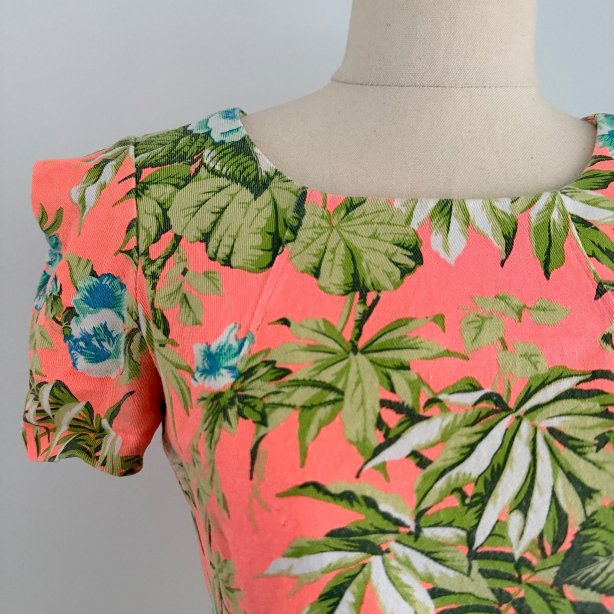 Sheike Floral Cotton Blend Mini Dress - Size 8 - Image 13