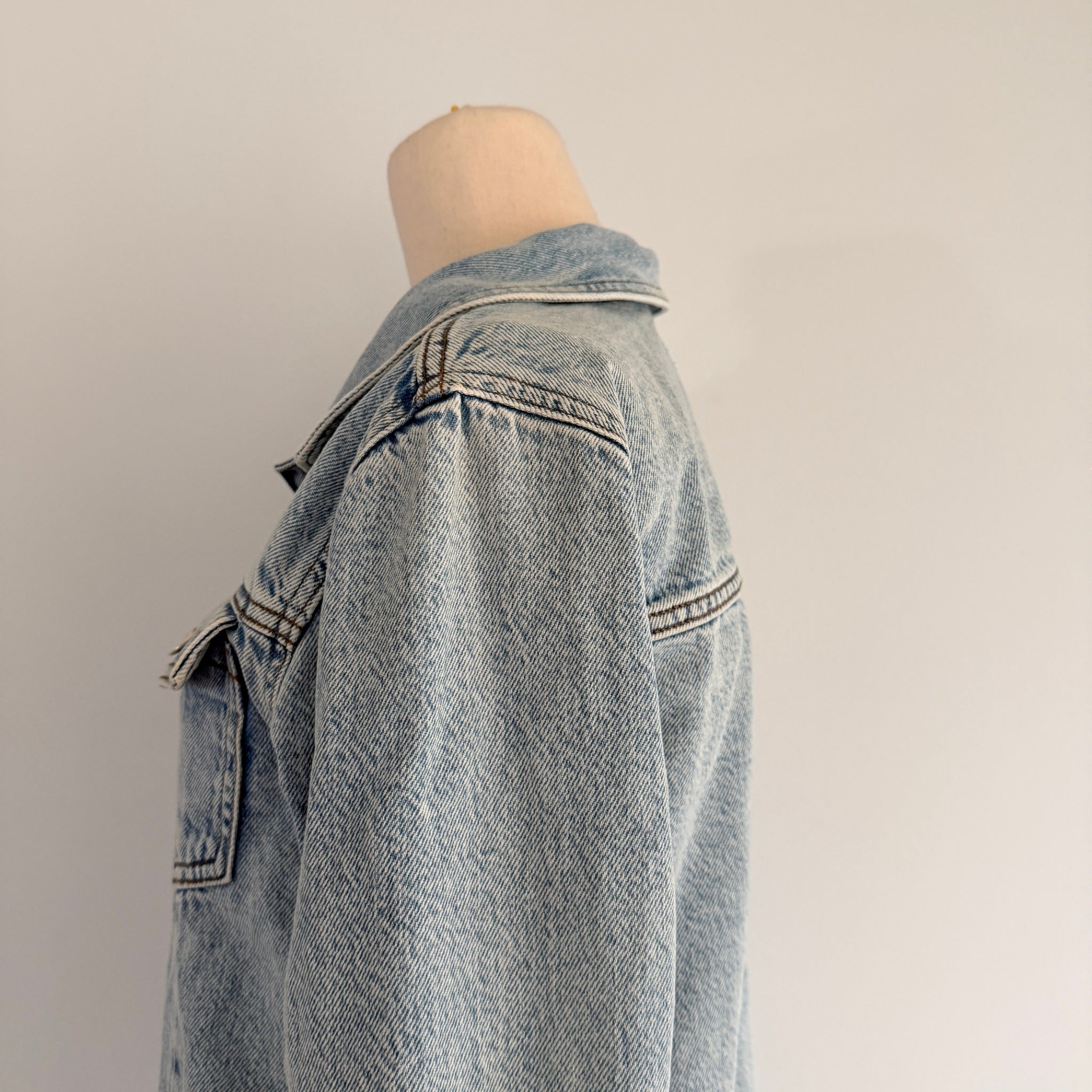 Dannii Minogue Petites Blue Cotton Denim Shirt Dress Size 10P Button Up Casual - Image 13