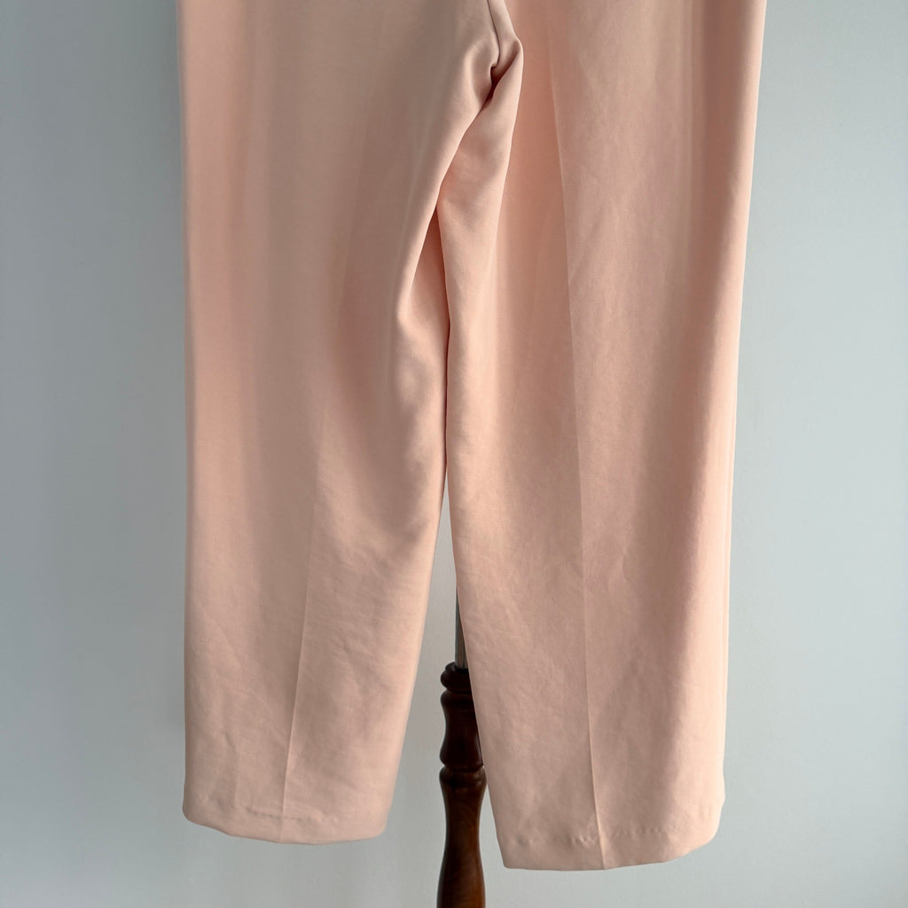 Tokito Petites Womens Blush Pink Recycled Polyester Wide Leg Trousers Size 12 - Image 12