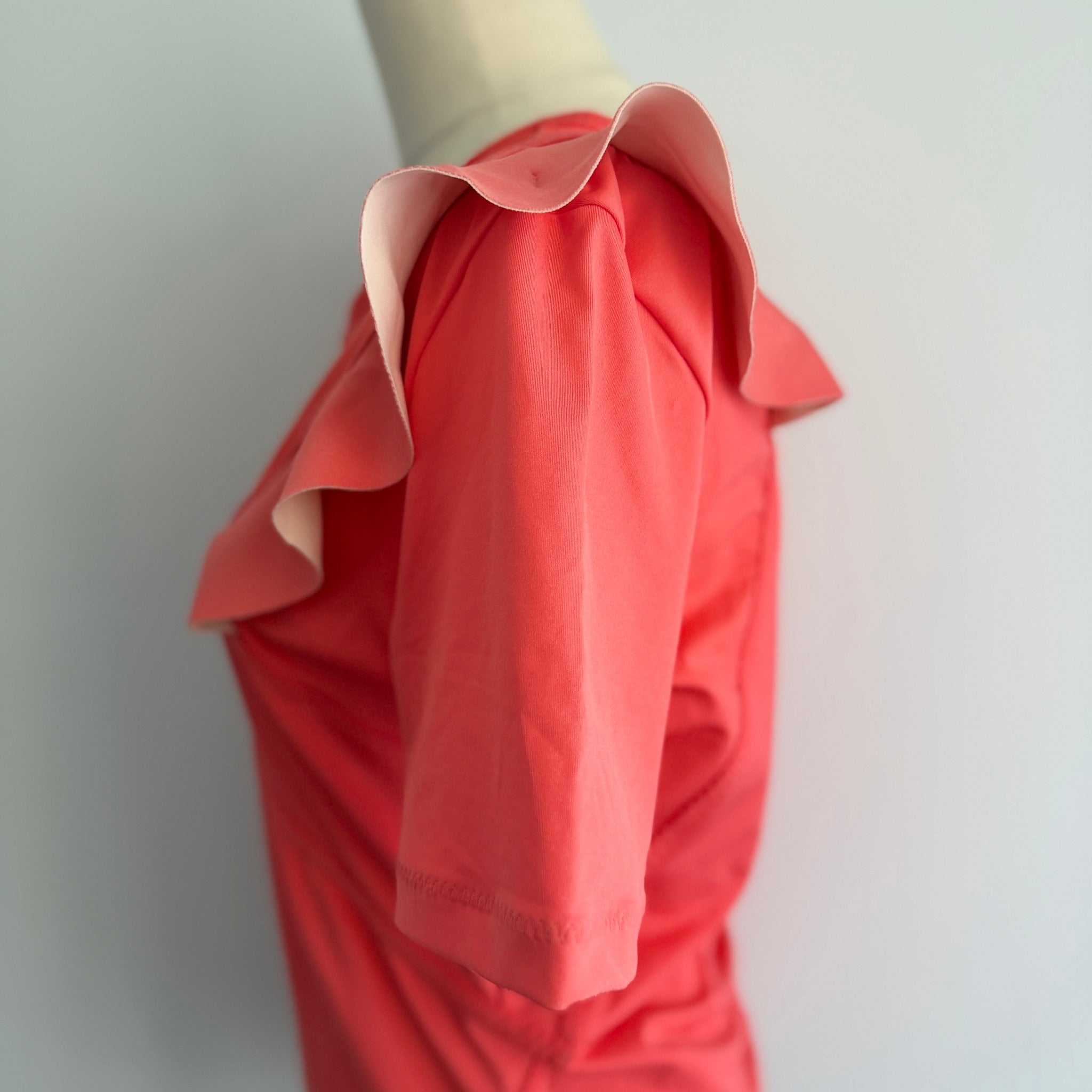 adidas stella mccartney by Stella McCartney Barricade Ruffle Top Orange Size M - Image 14